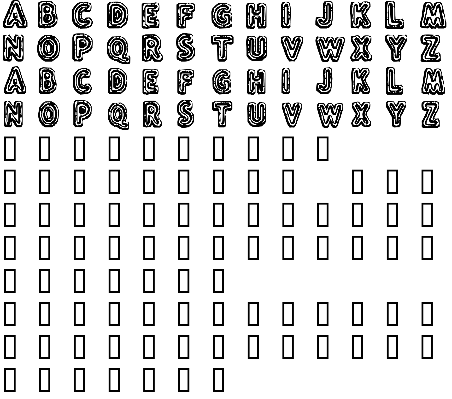 Шрифт Flux Capacitor