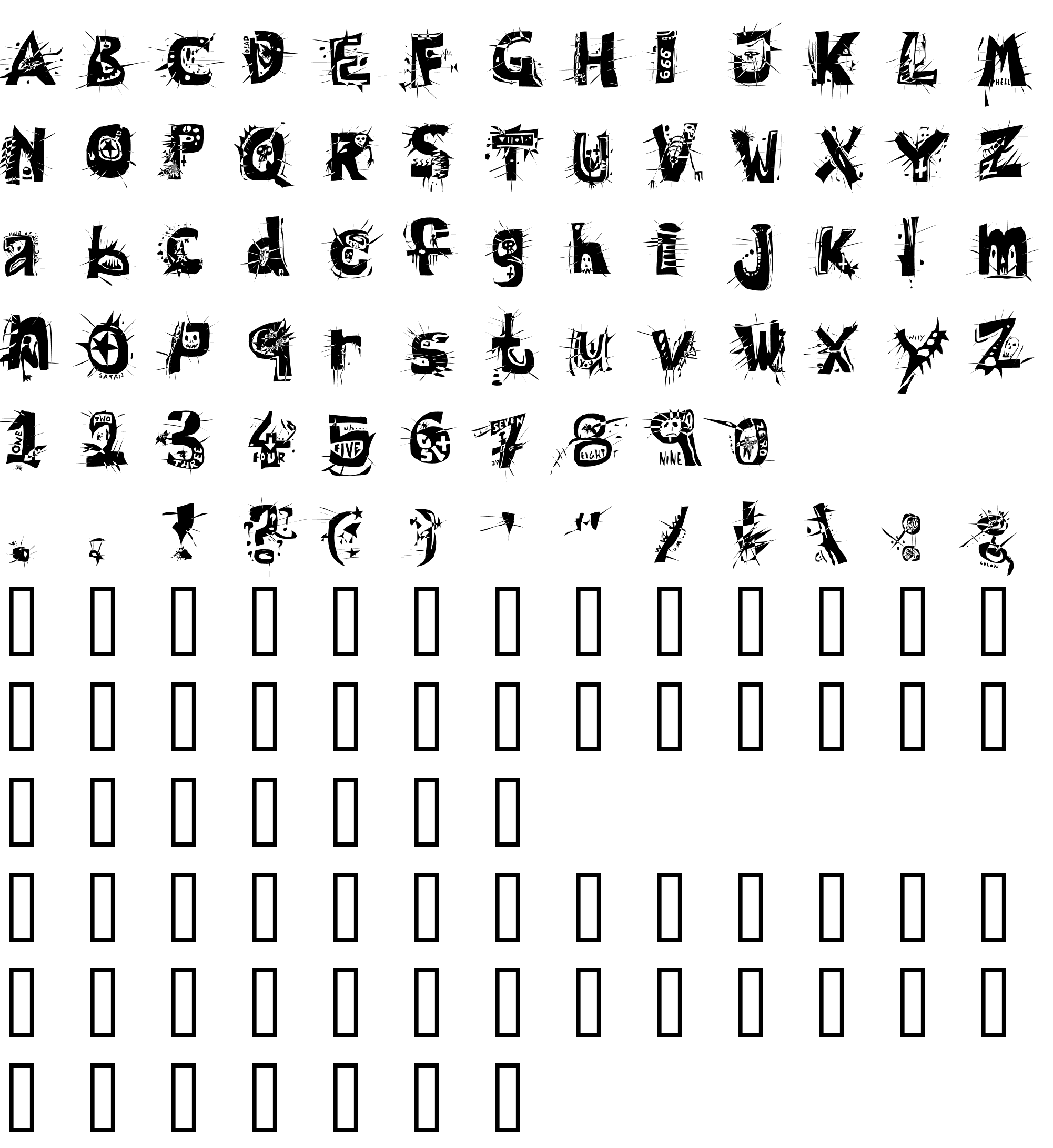 Шрифт Hair of the dog