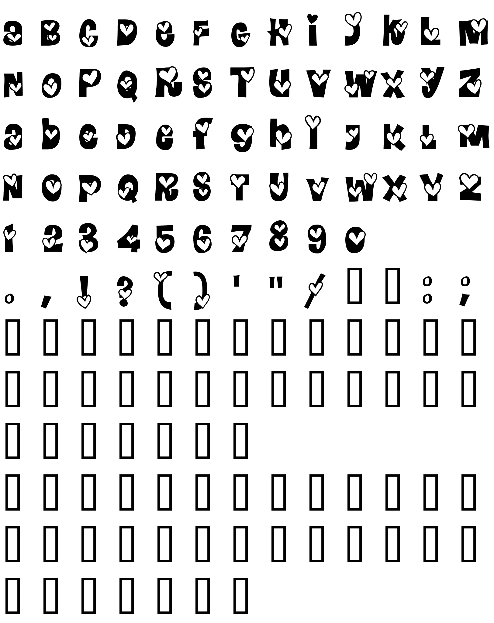 Шрифт HeartlandRegular