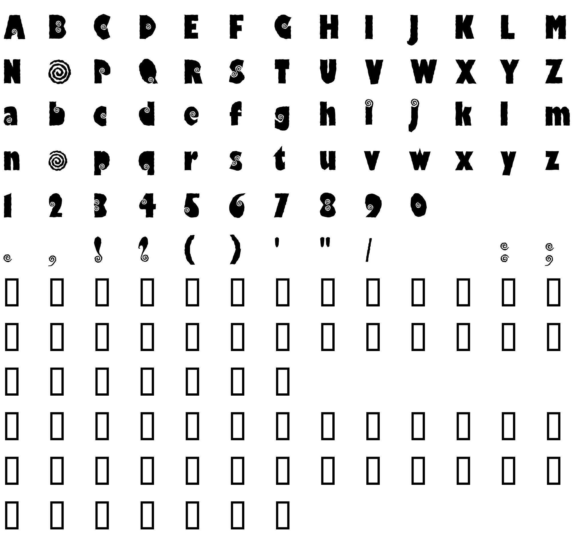 Шрифт HippoCritic