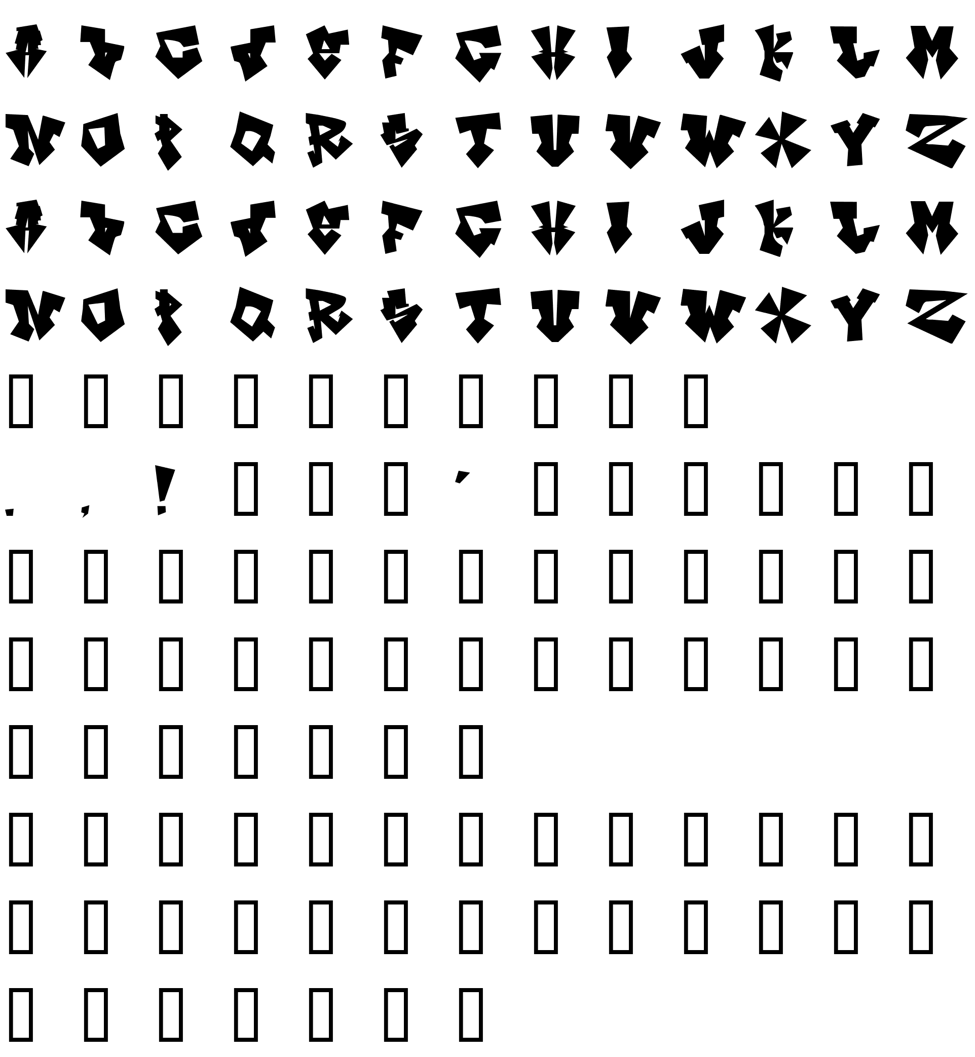 Шрифт InK's ol' Bitch