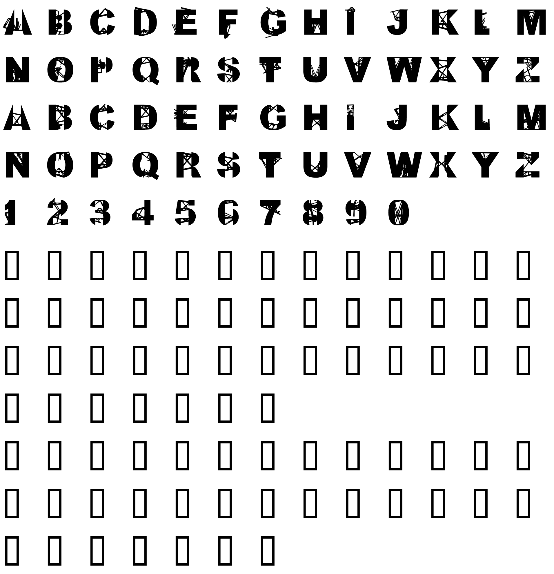 Шрифт Kill All Fonts Just Aggression