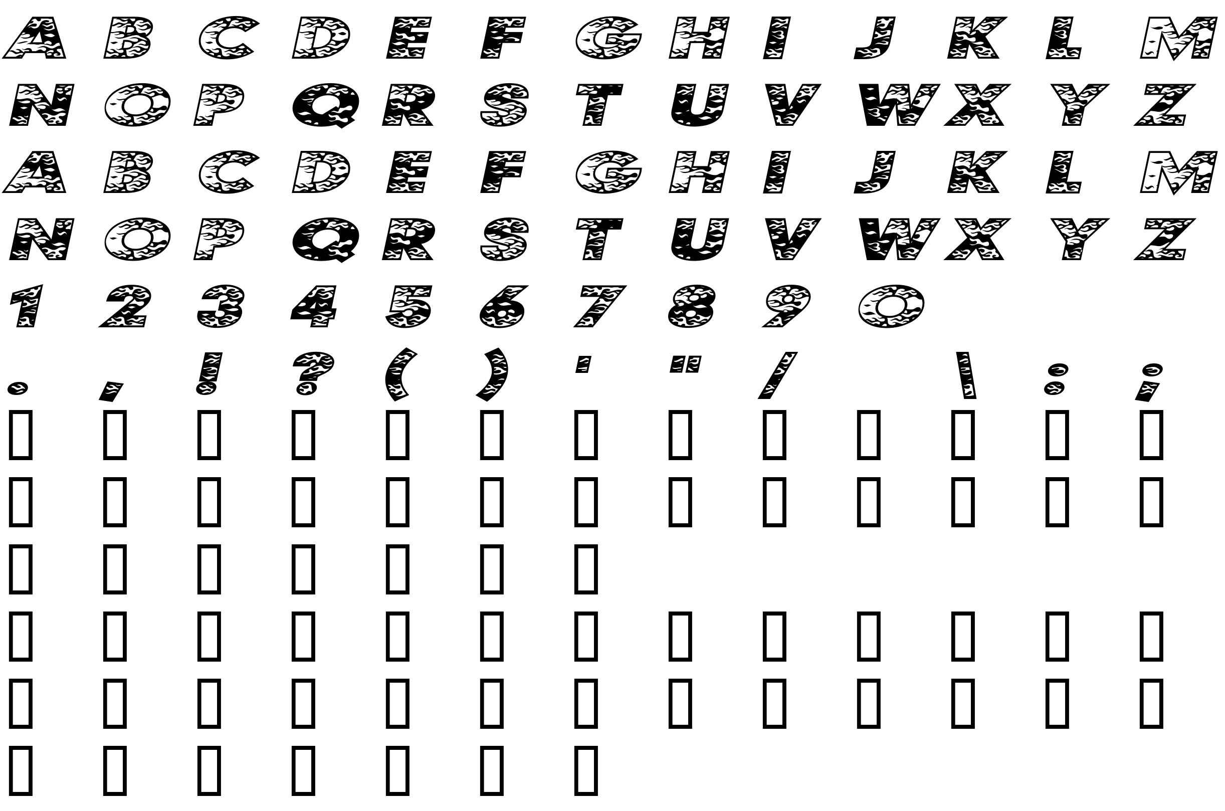 Шрифт Kustom Kar