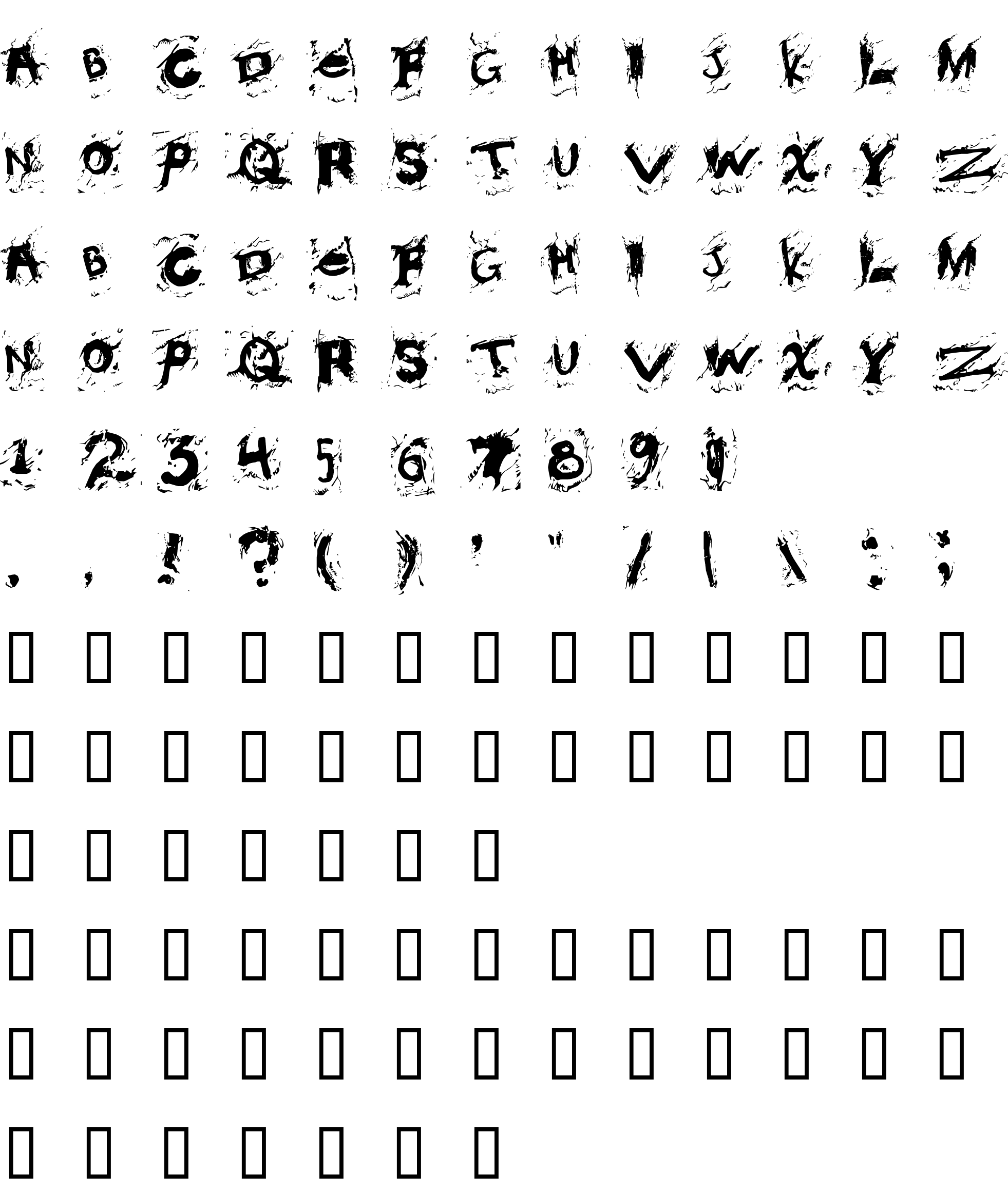 Шрифт Misconstrued