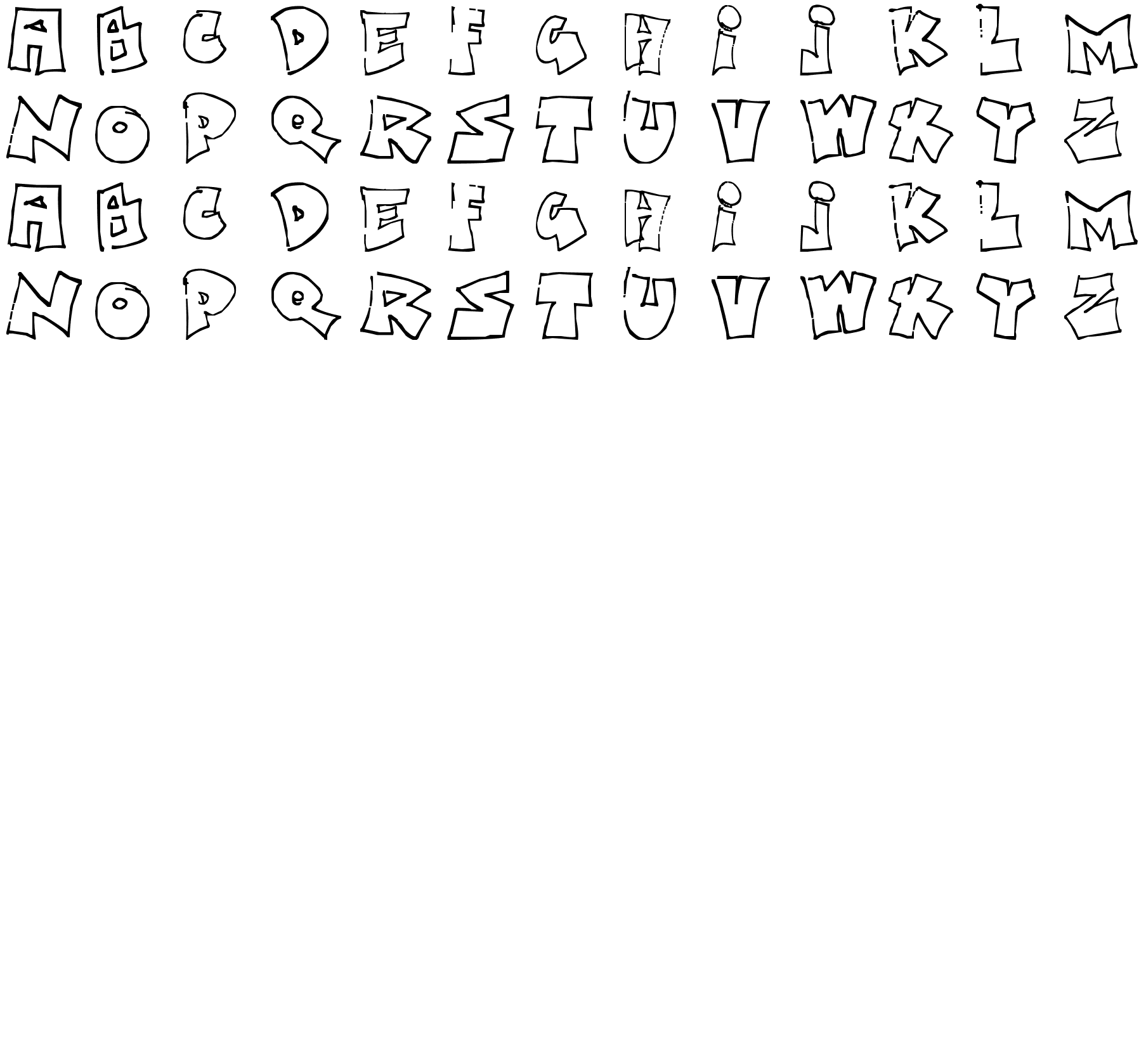 Шрифт Bored Schoolboy