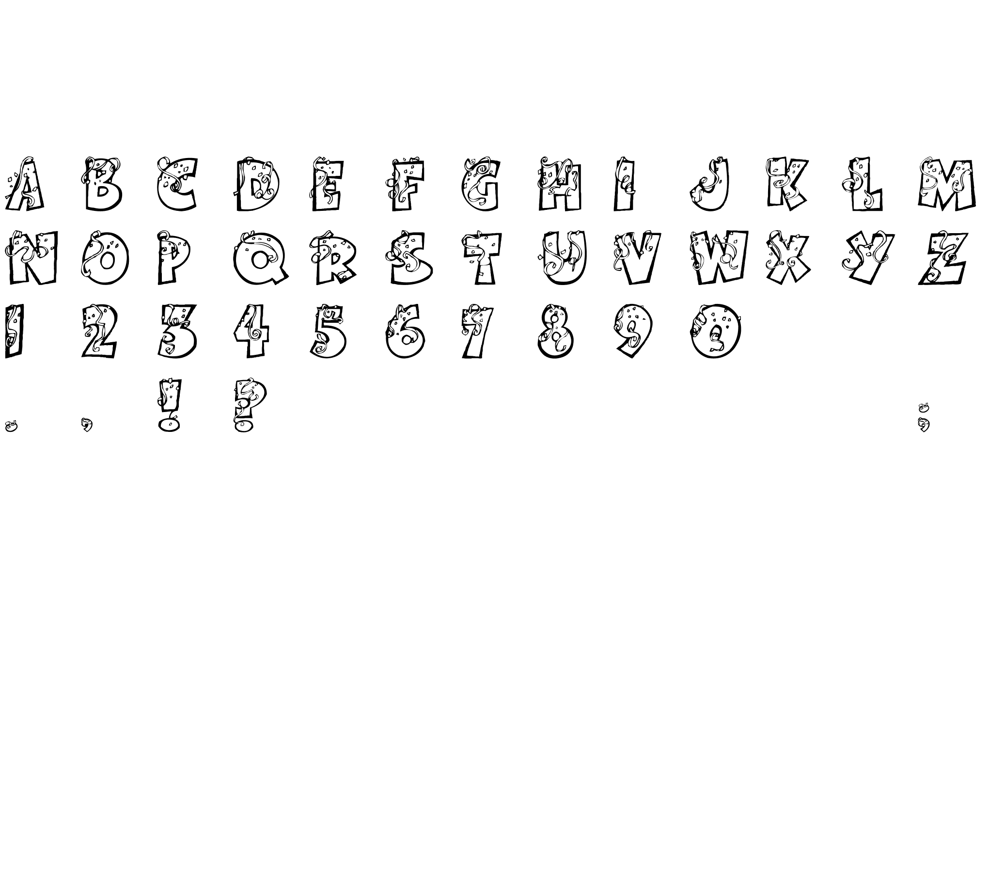 Шрифт PartybyTom