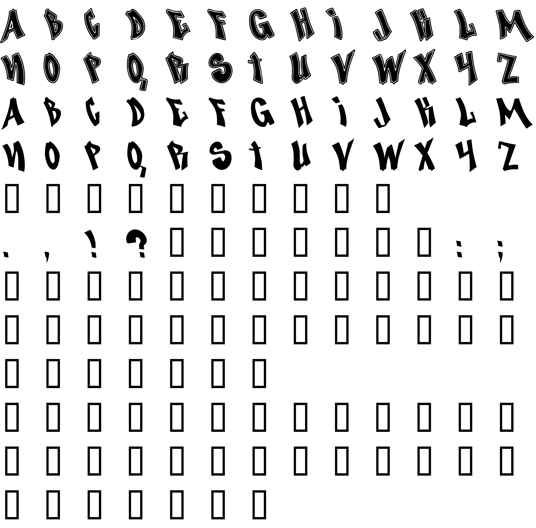 Шрифт Nosegrind Demo