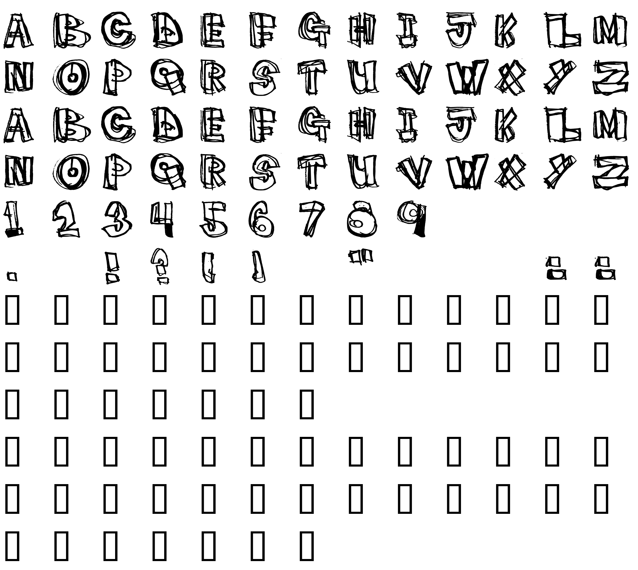 Шрифт pigeon_snatch