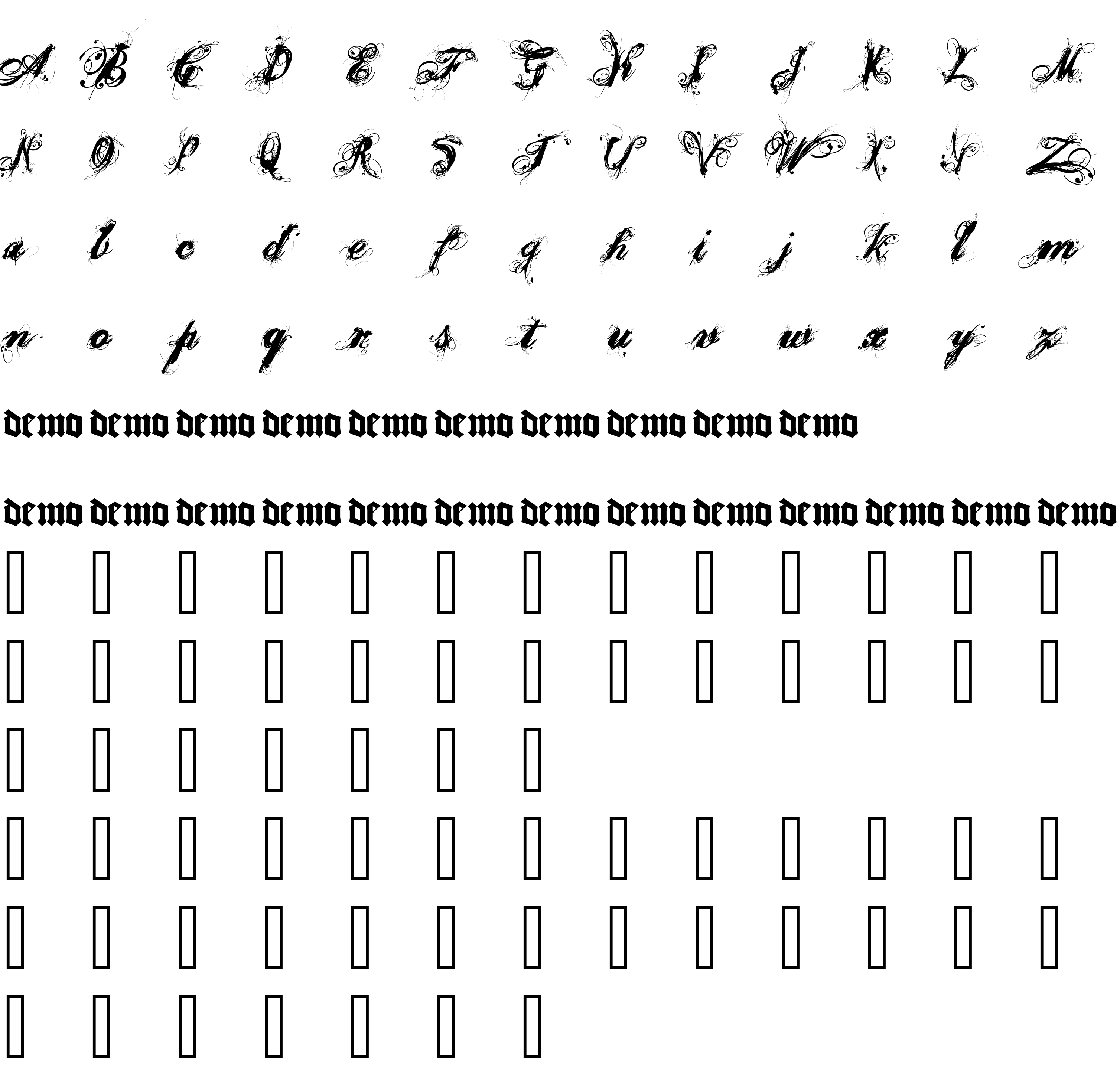 Шрифт Poesie_Noire