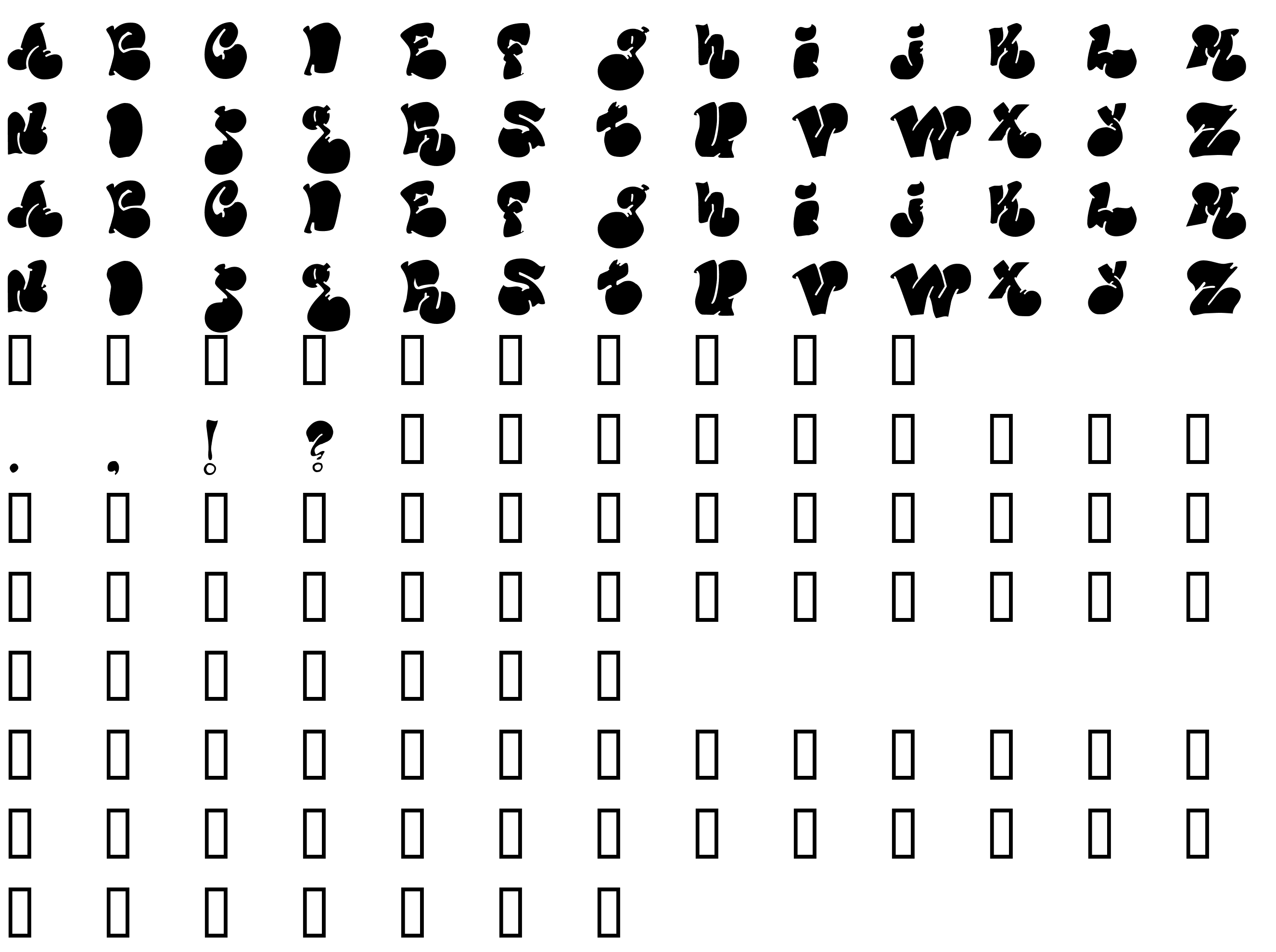 Шрифт Political Graft Fill