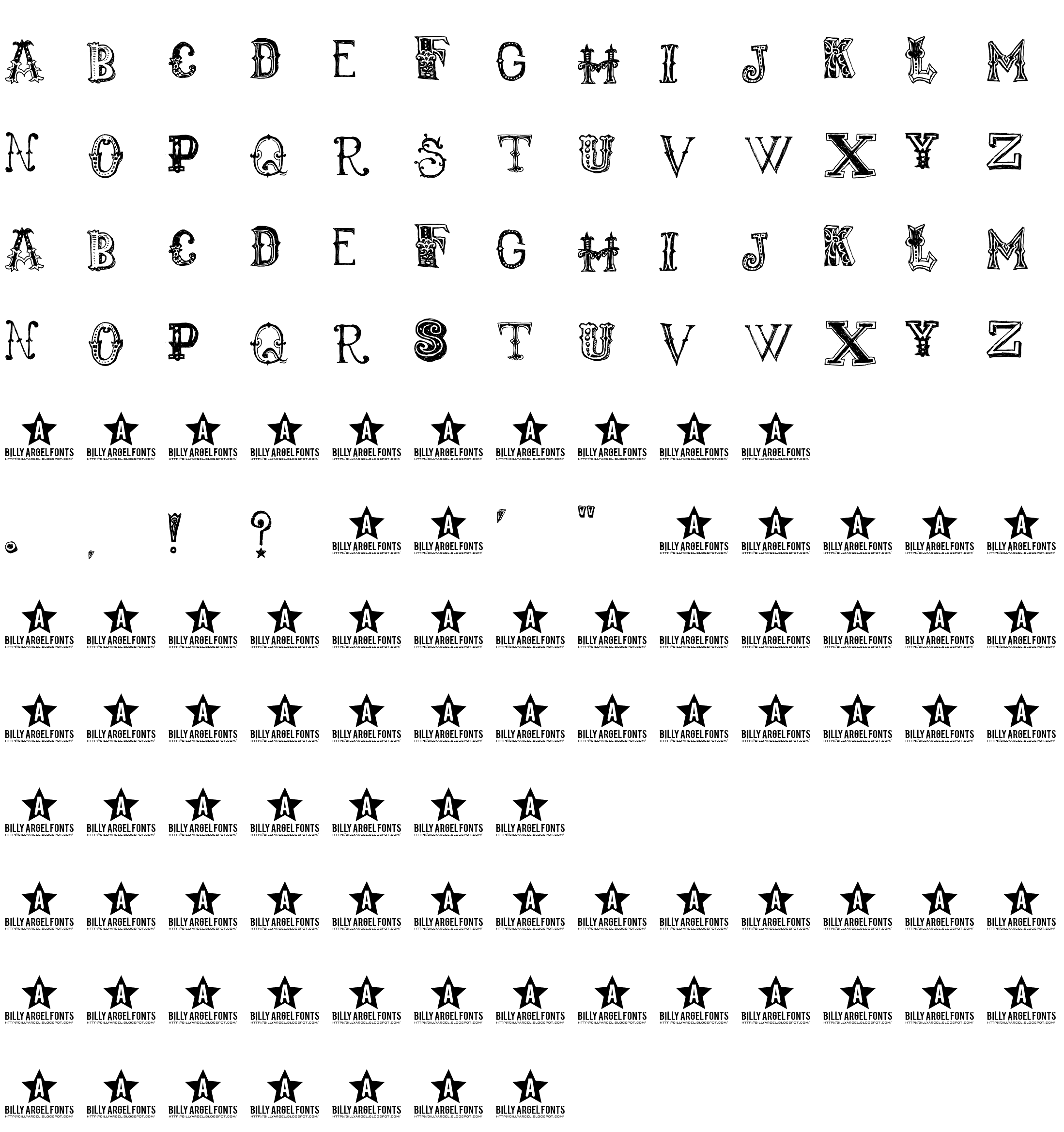 Шрифт monbijoux