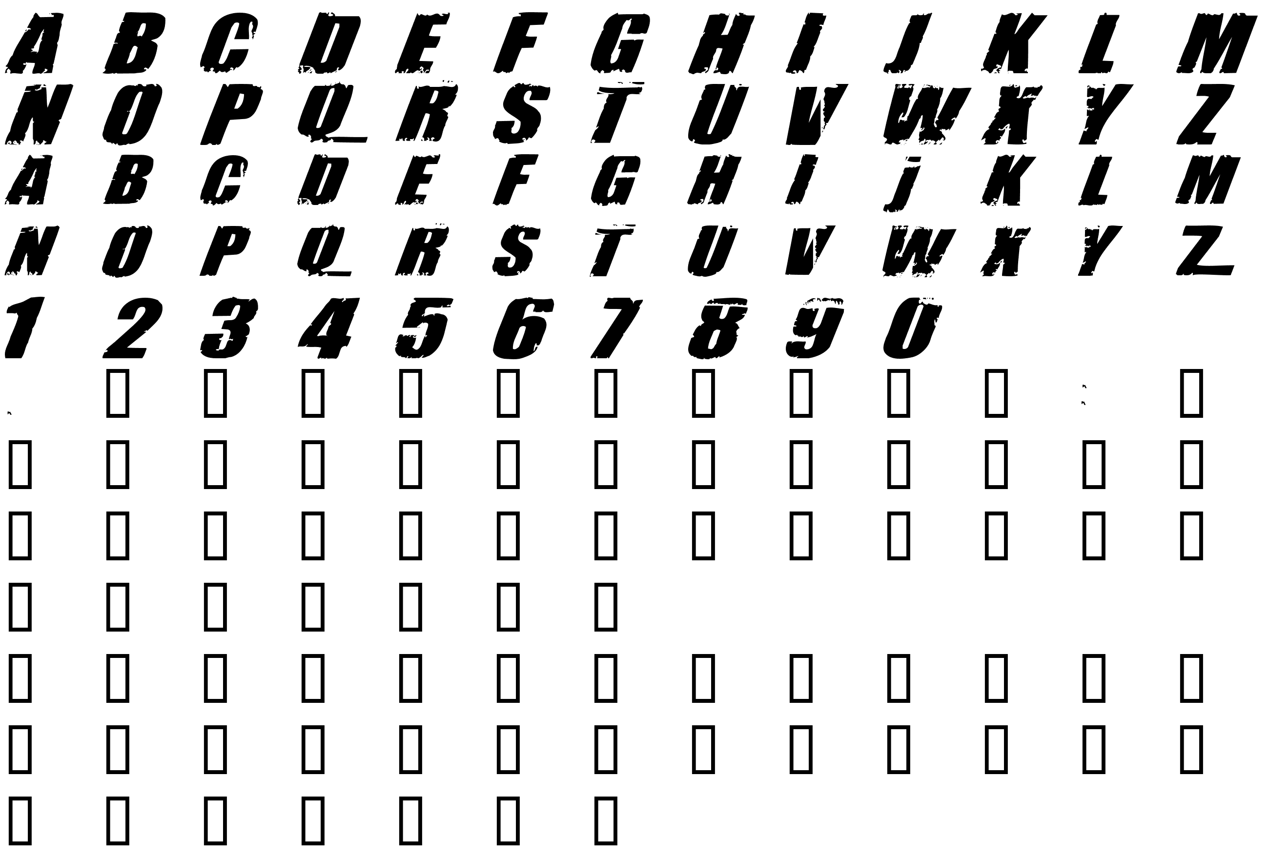 Шрифт Revolution