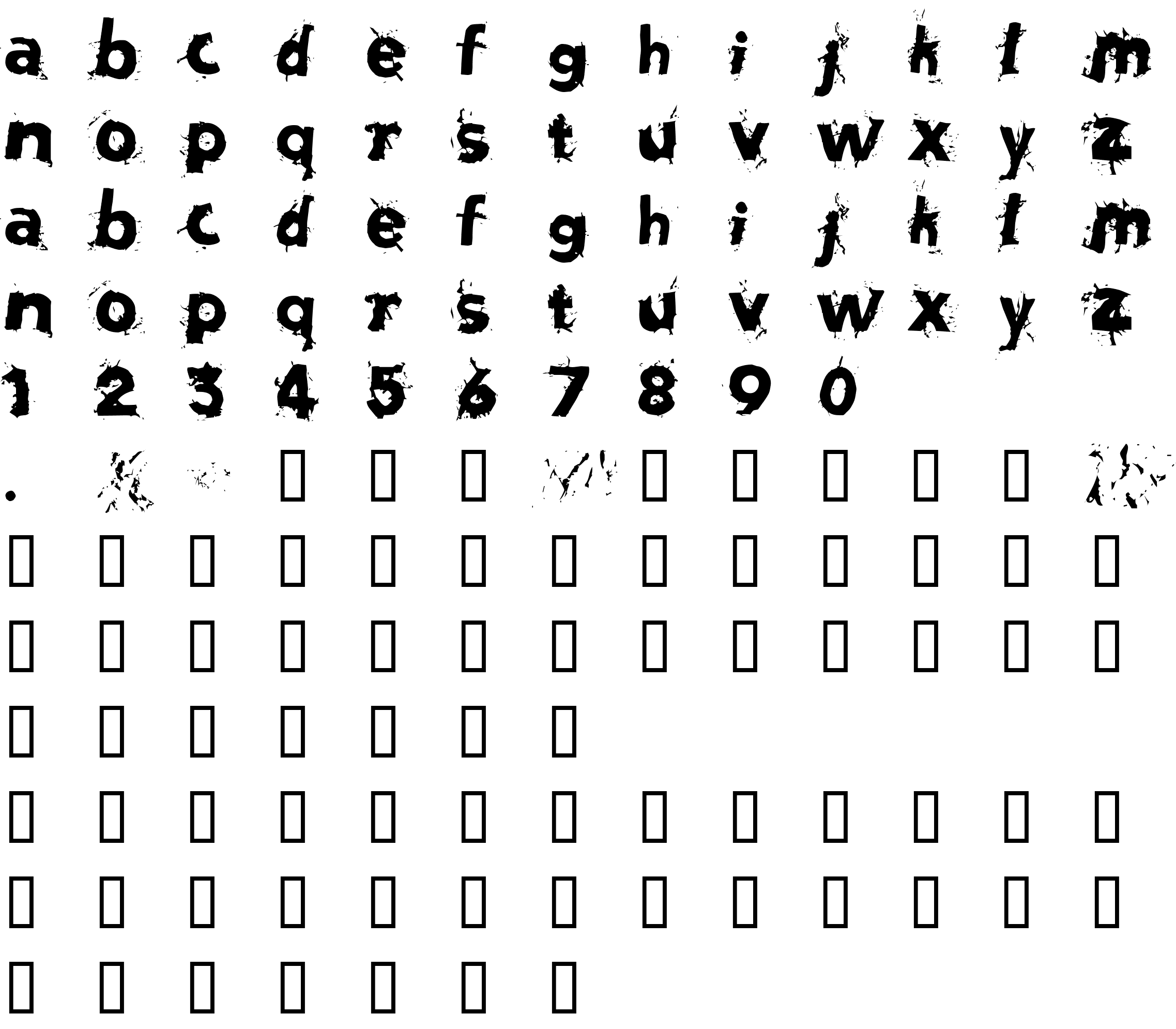 Шрифт Salvation