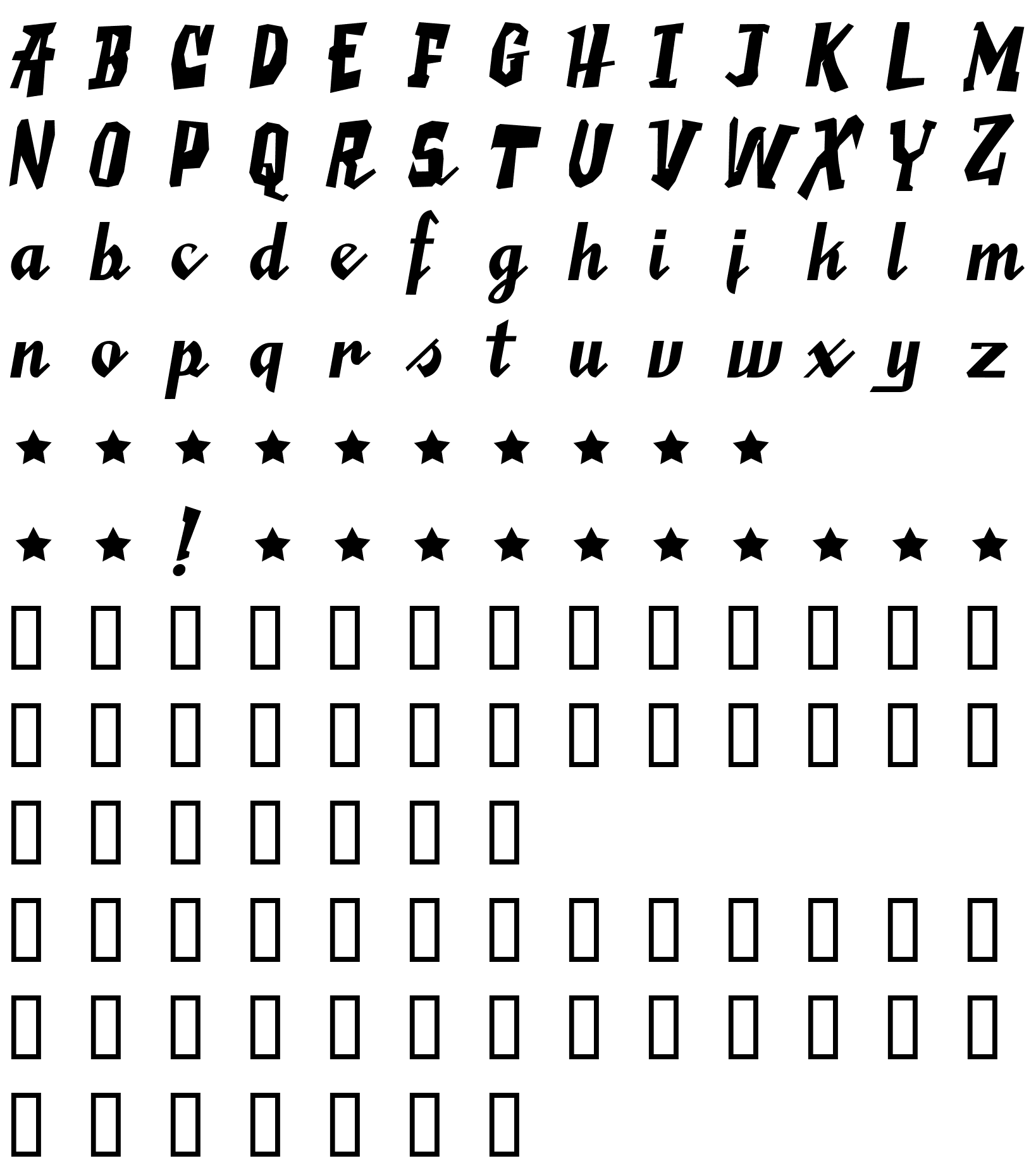 Шрифт SaucyMillionaire