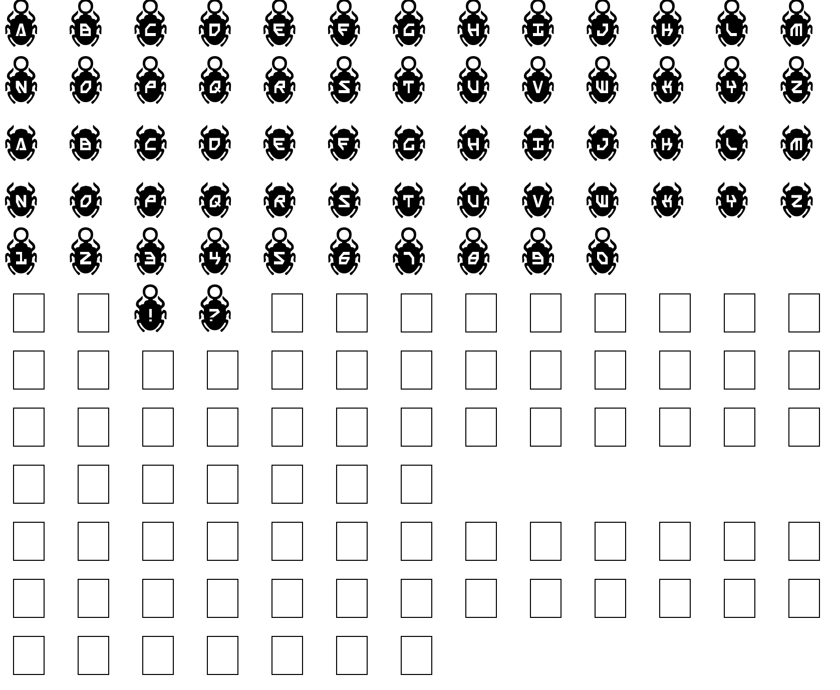 Шрифт Scarab Solid