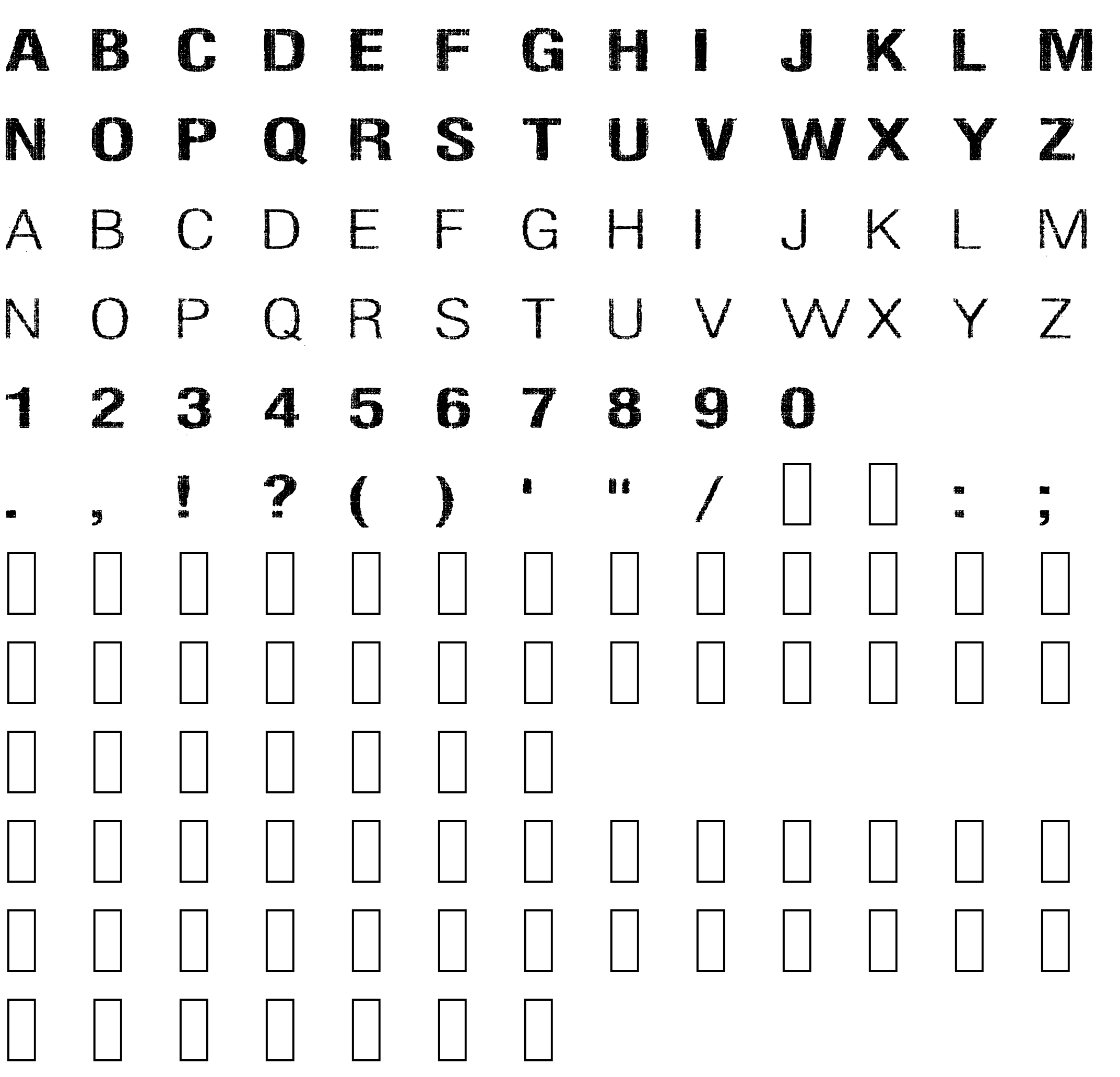 Шрифт Silent Hell of Cheryl Extended