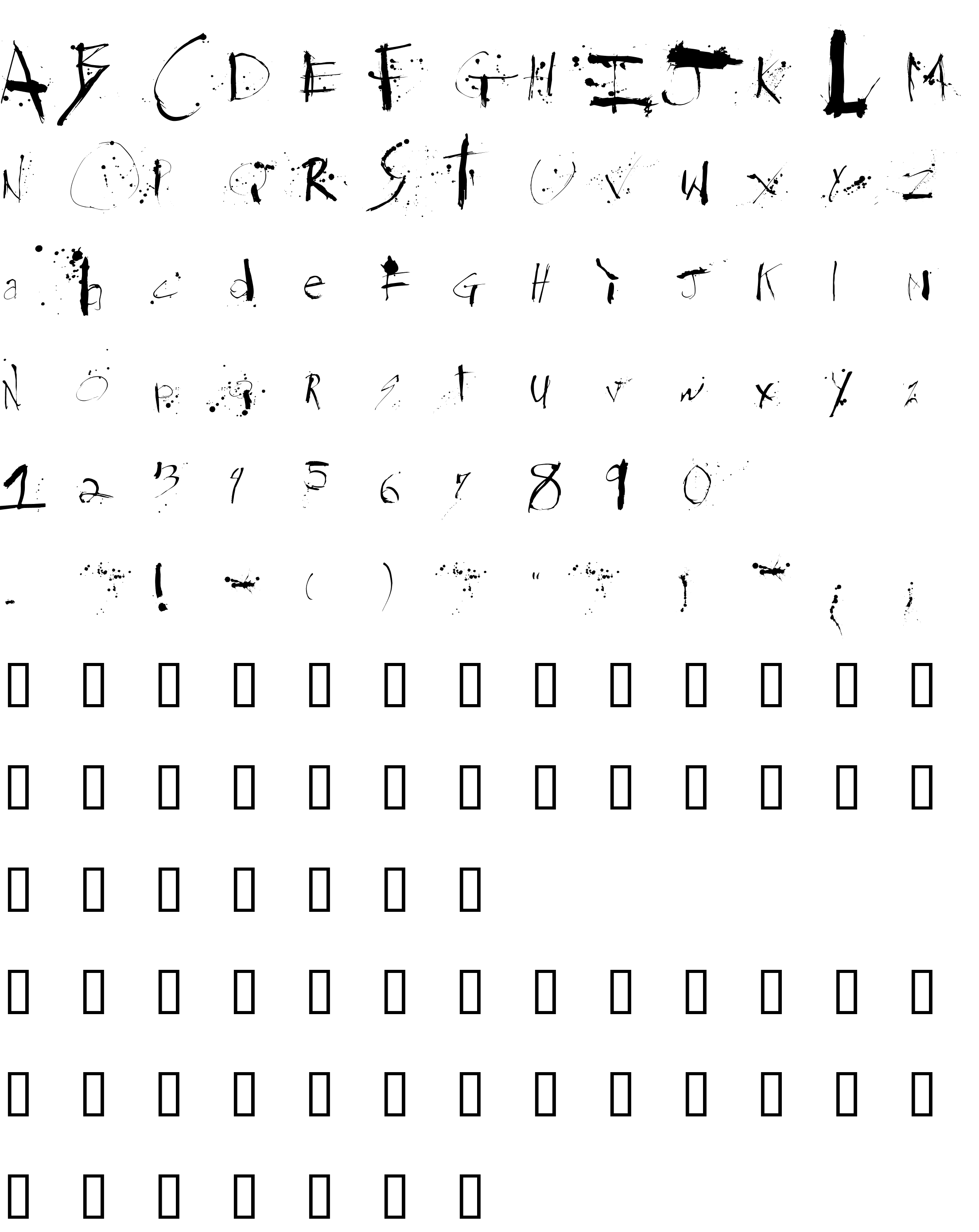 Шрифт Steadmanesque