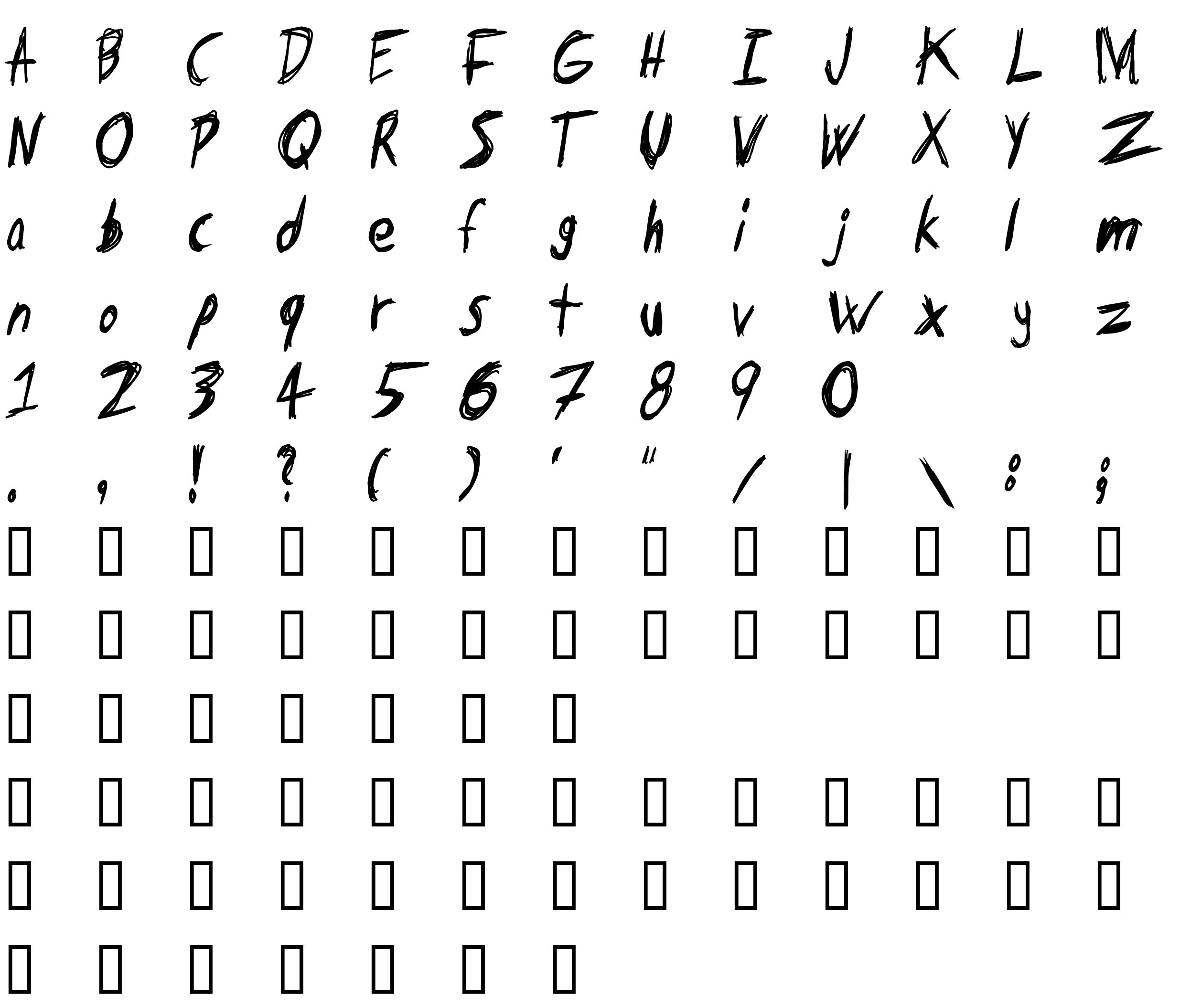 Шрифт Tape Loop