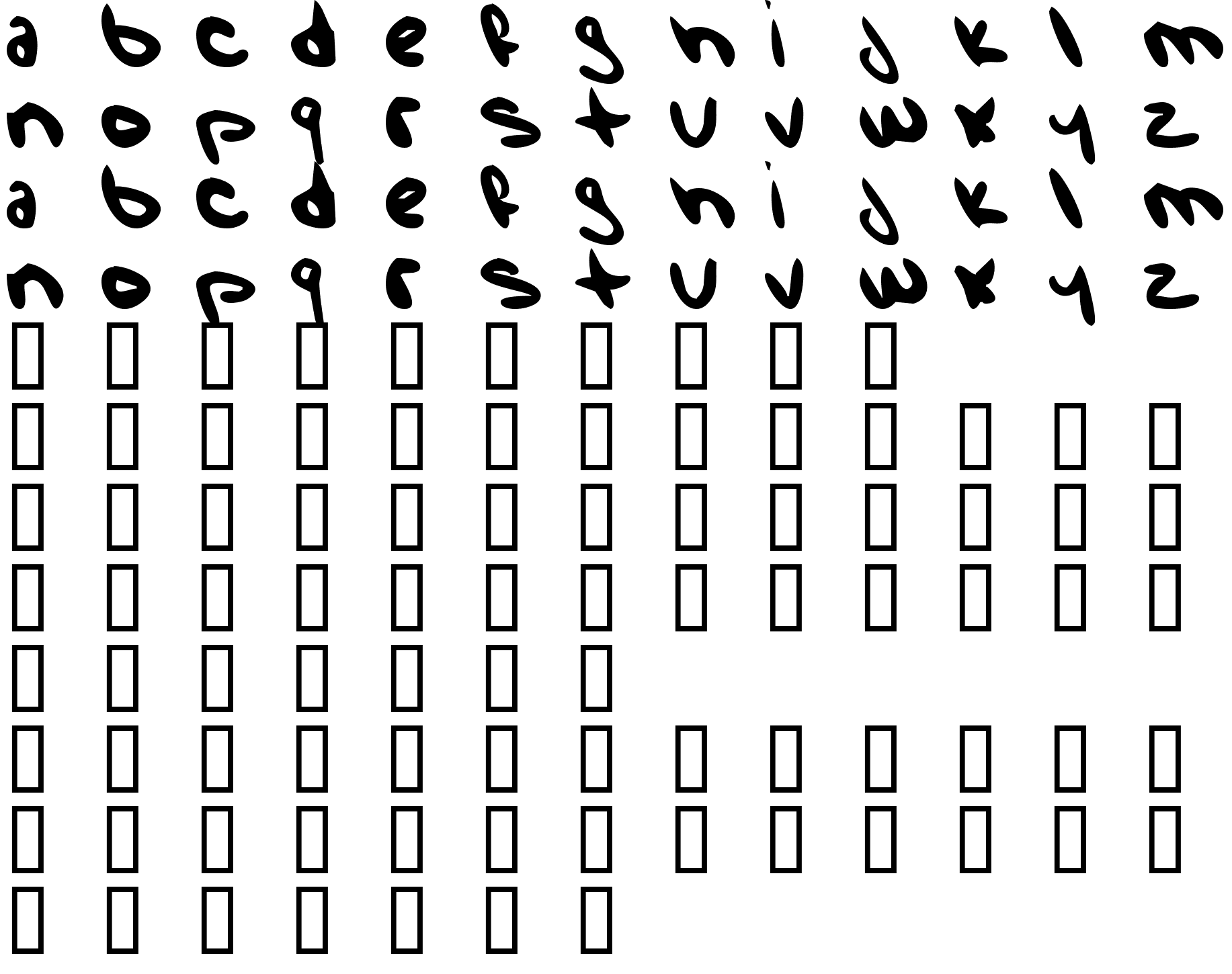 Шрифт Wise Rabbit Says