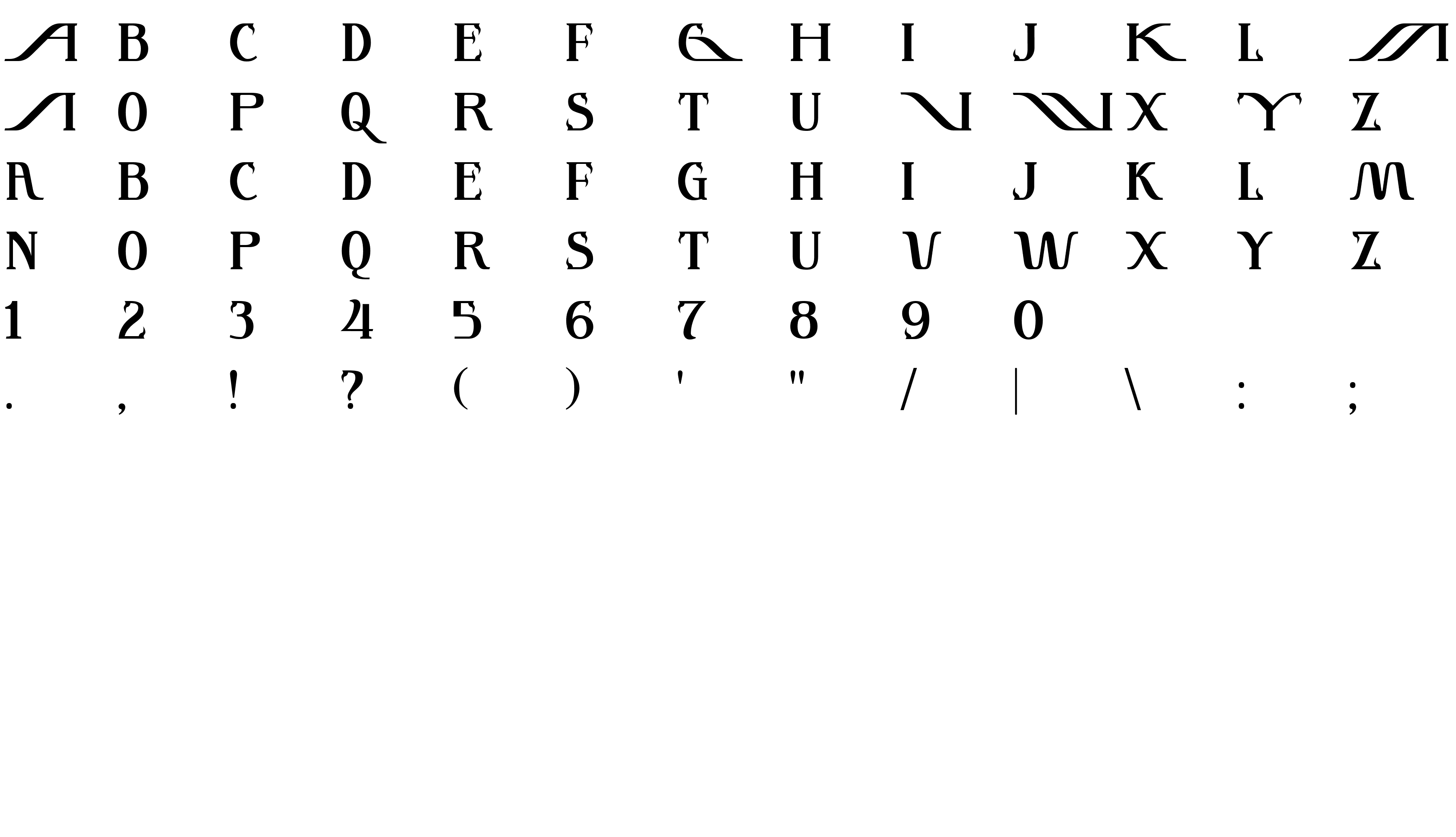 Шрифт InstantTunes