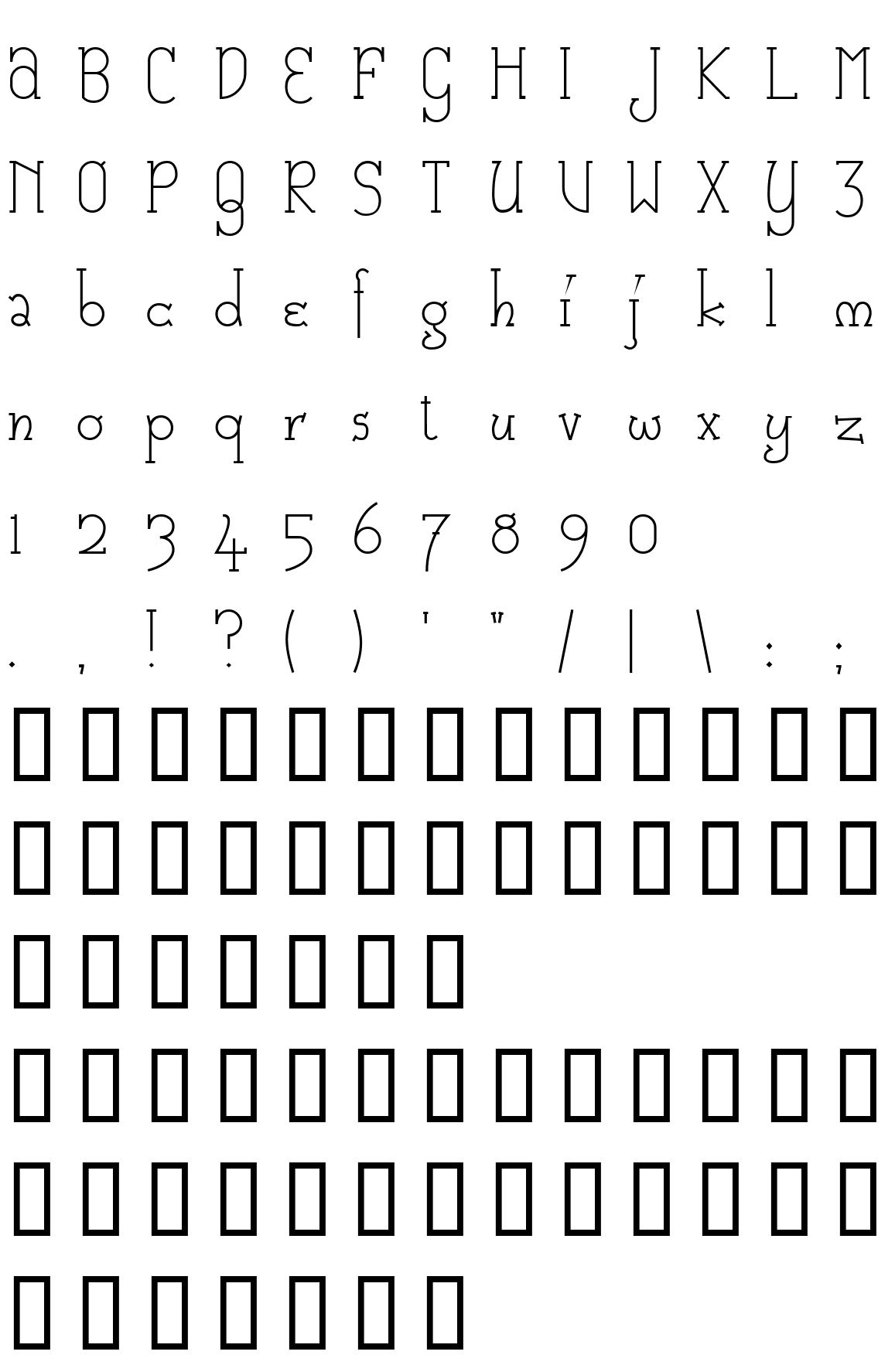 Шрифт Catharsis Macchiato