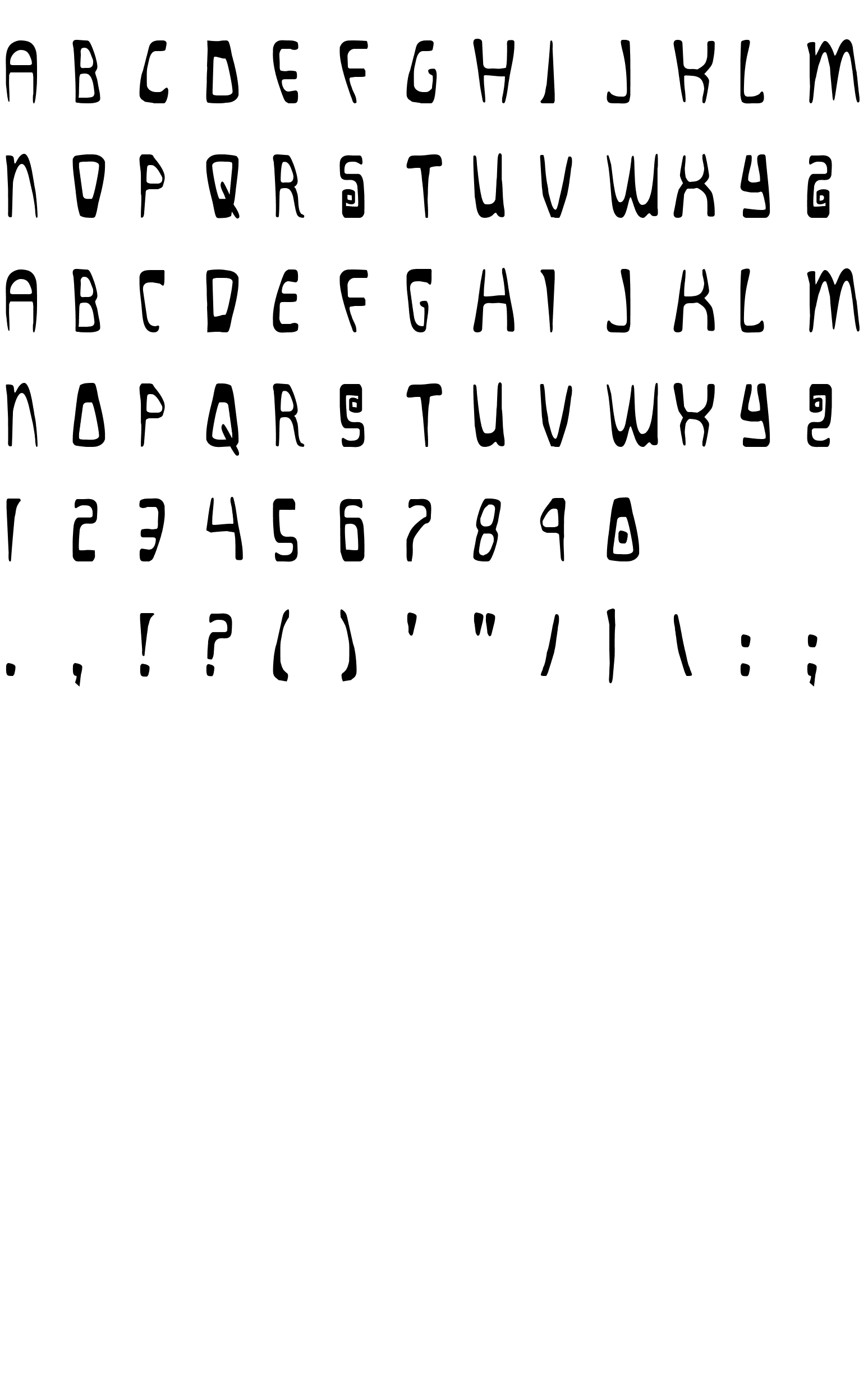 Шрифт Quatl Condensed