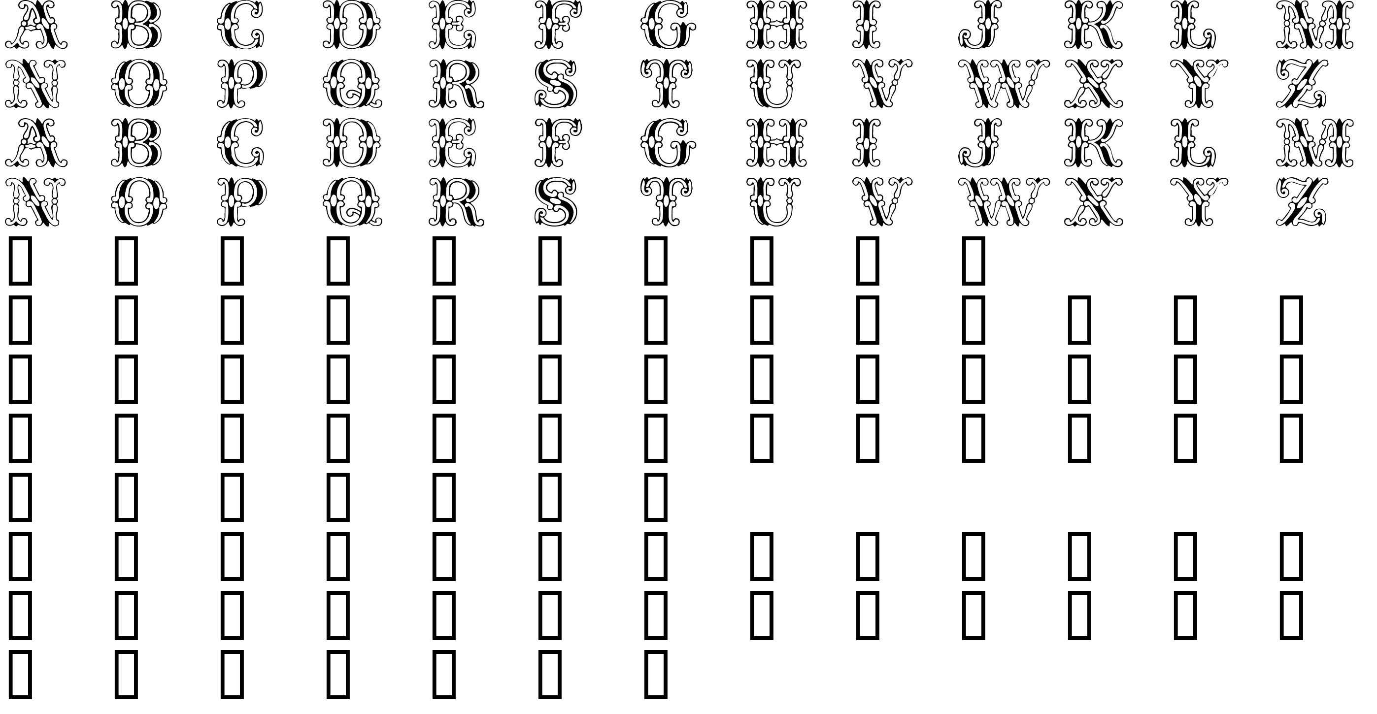 Шрифт Fontanesi