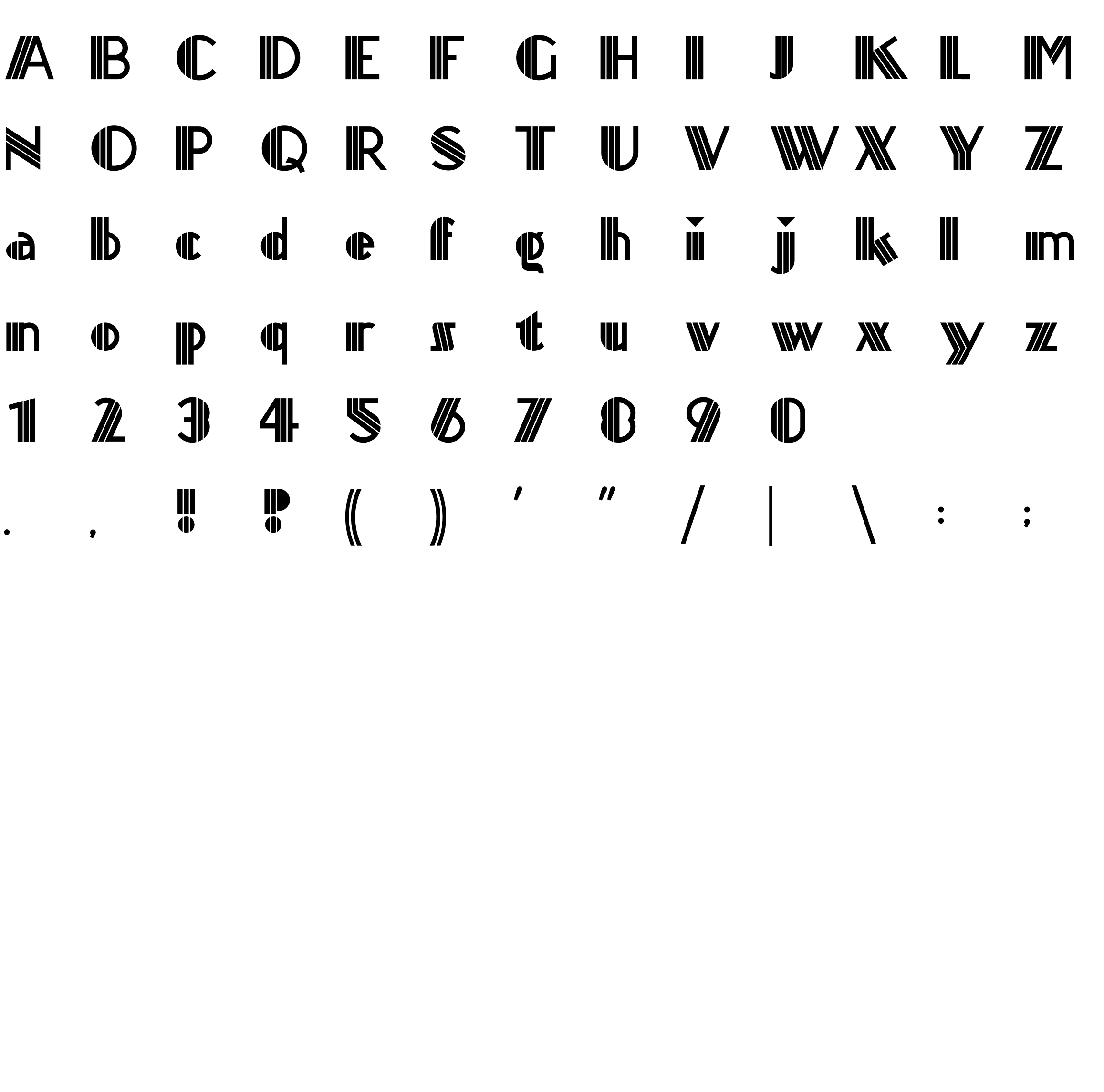 Шрифт Titanick-Display