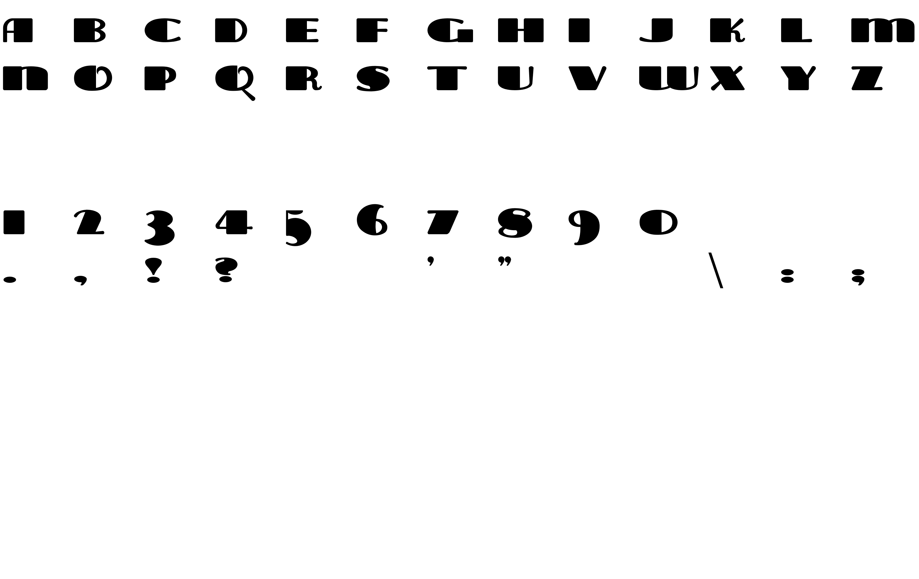 Шрифт TaraBulbous