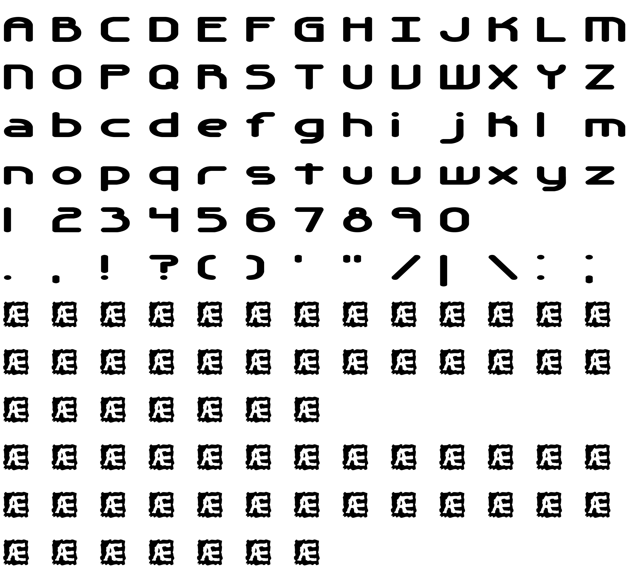 Шрифт Automatica BRK