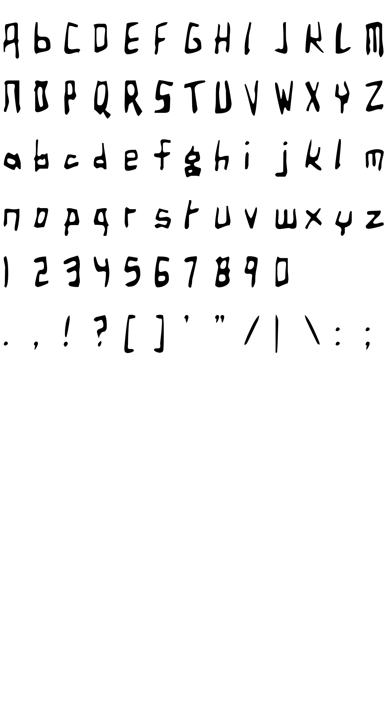 Шрифт Birdland Aeroplane