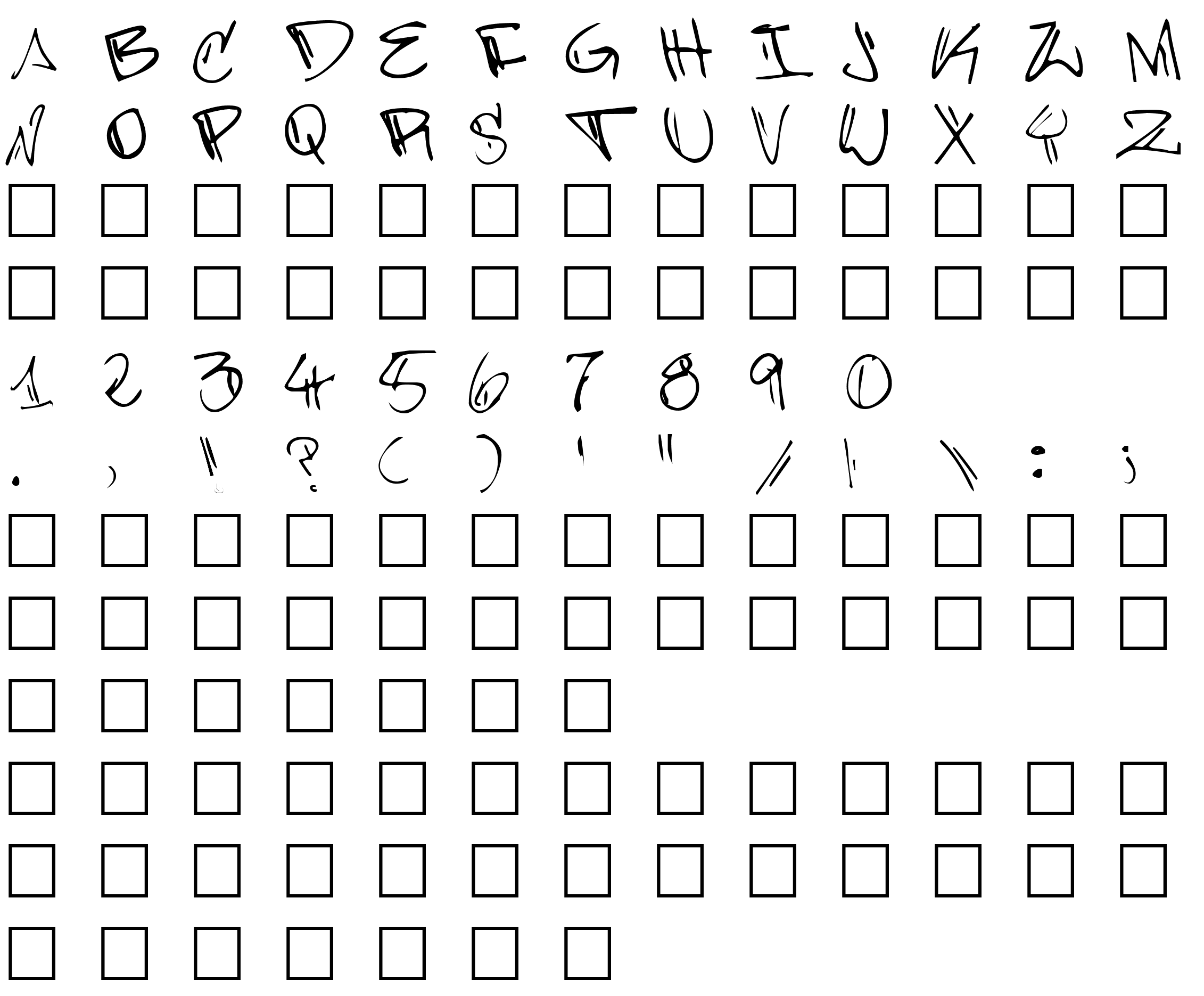 Шрифт Barrakuda'z FontZamba