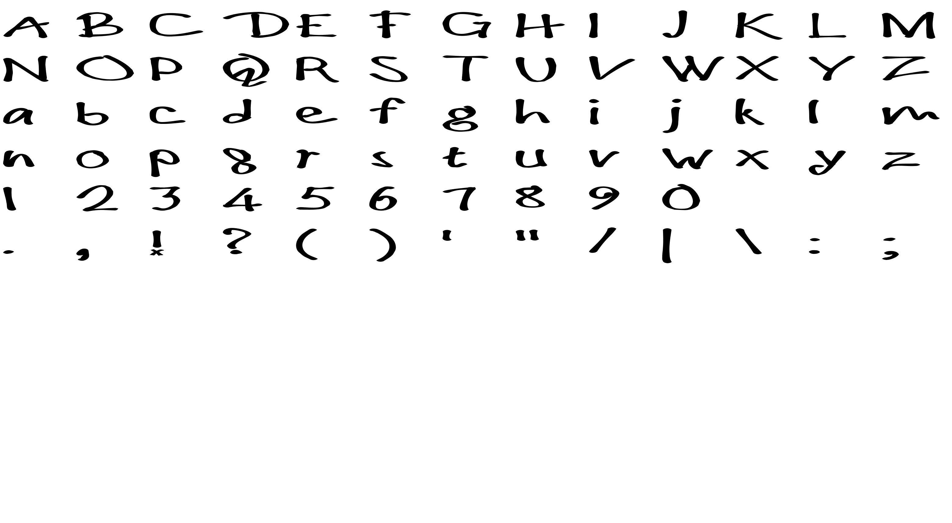 Шрифт !PaulMaul Longs