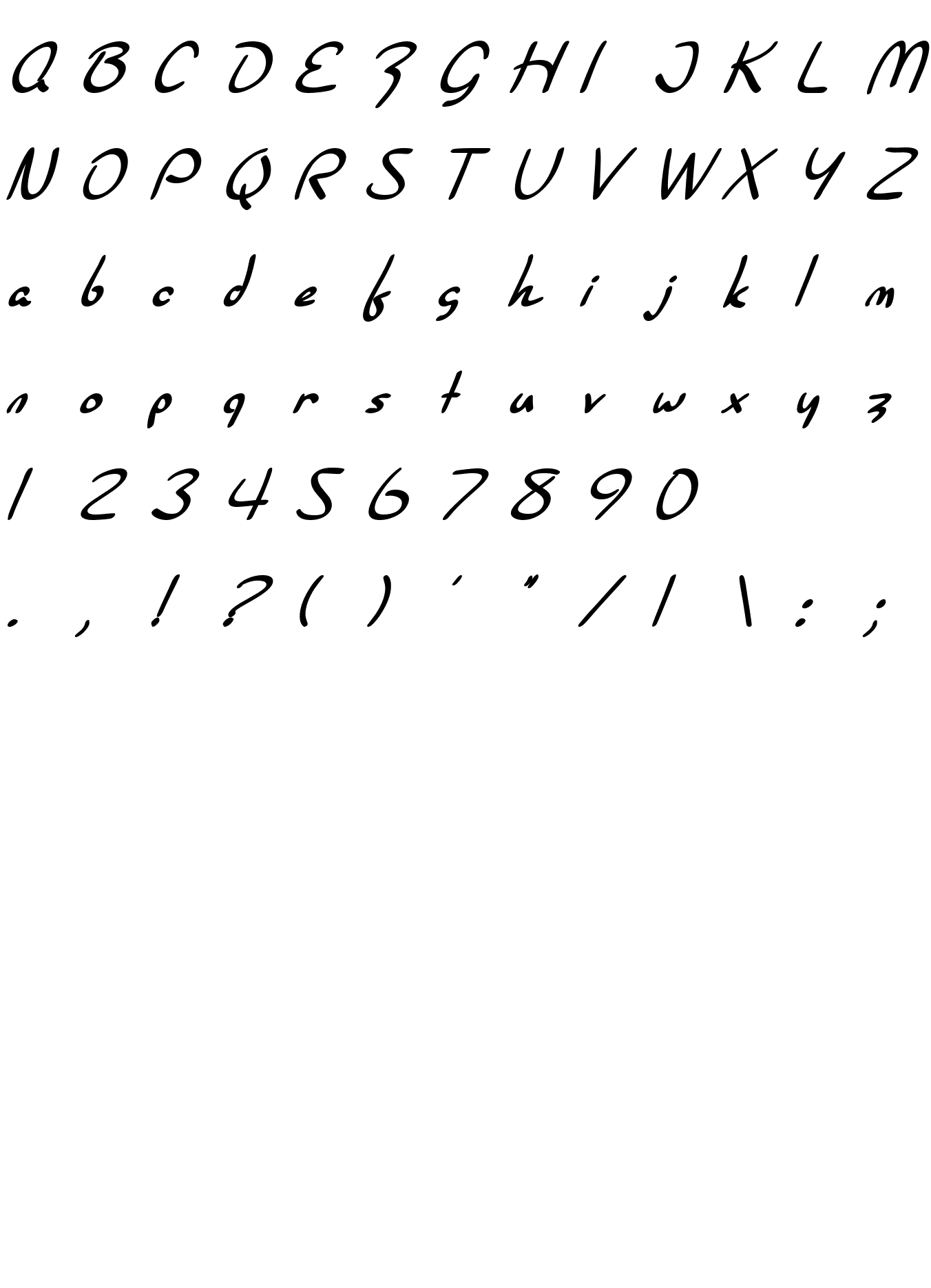 Шрифт SF Burlington Script Bold Italic