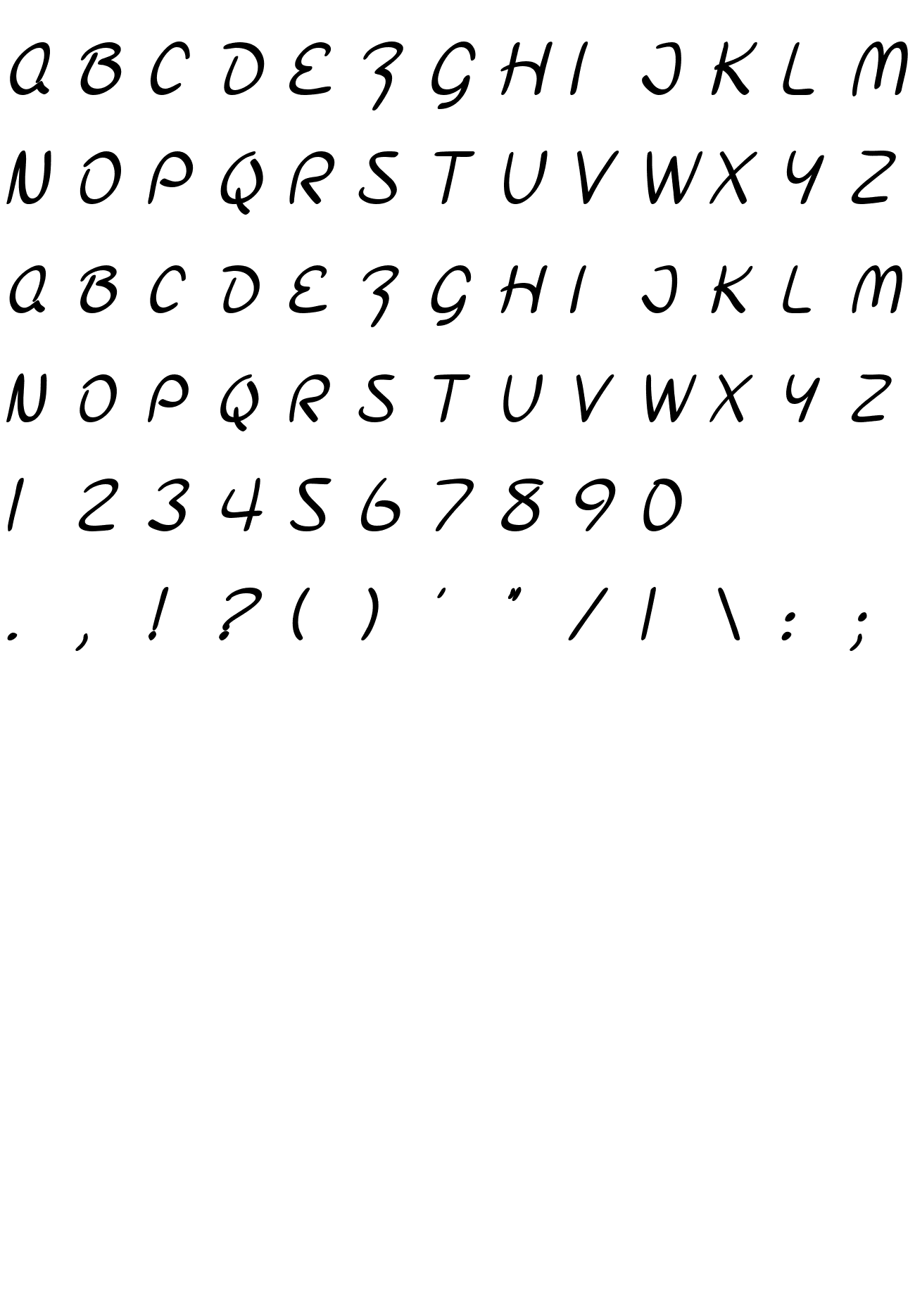 Шрифт SF Burlington Script SC Bold