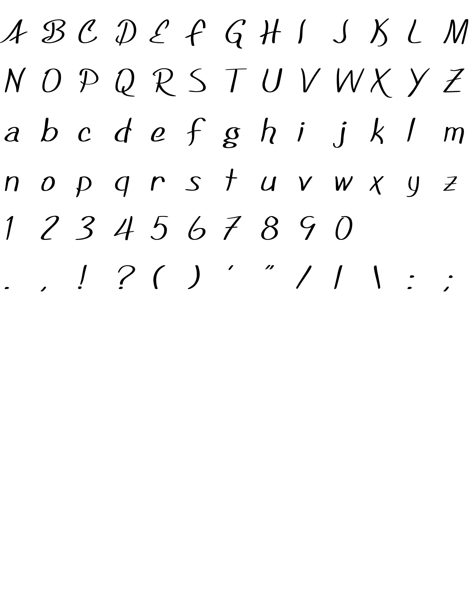 Шрифт SF Foxboro Script Extended