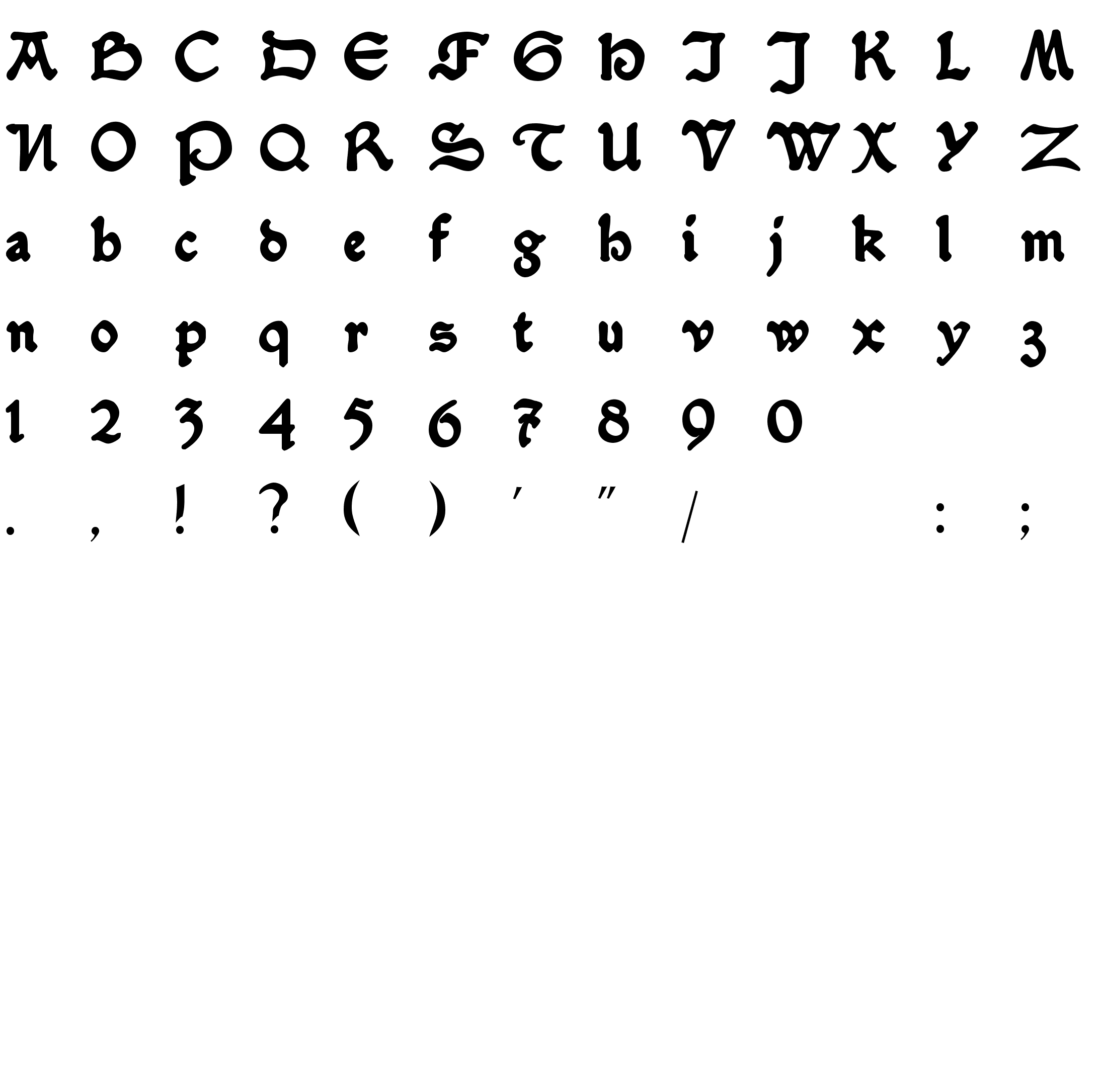 Шрифт SerpentisBlack