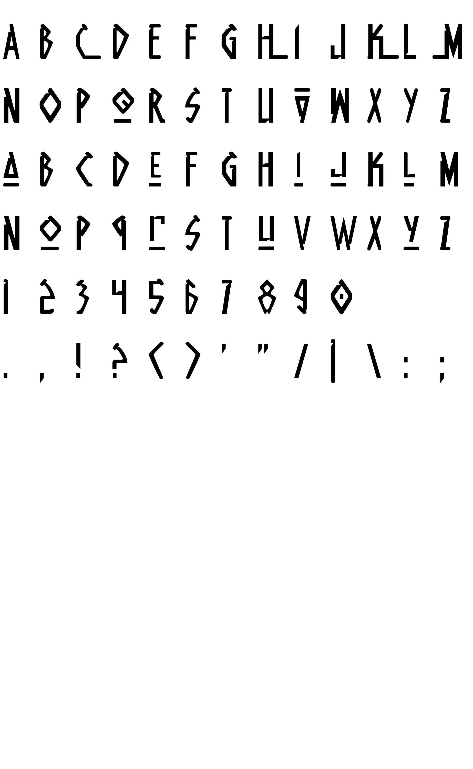 Шрифт Native Alien