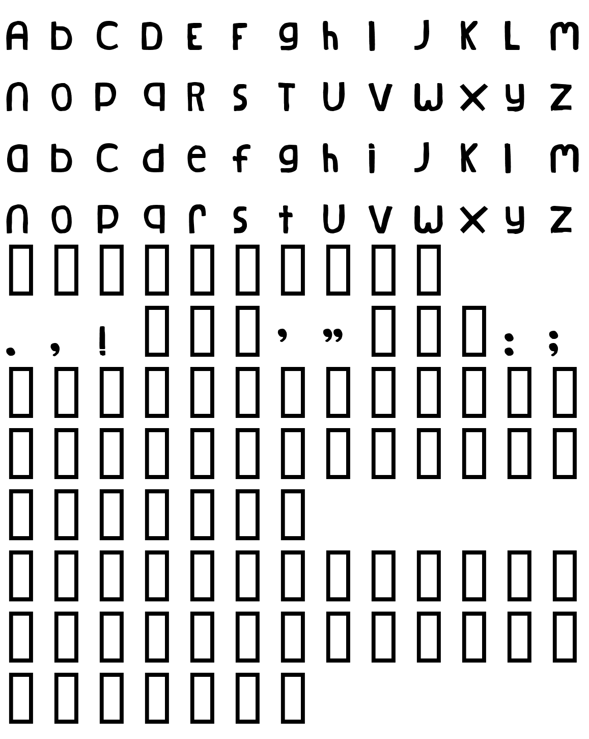 Шрифт Natural Log