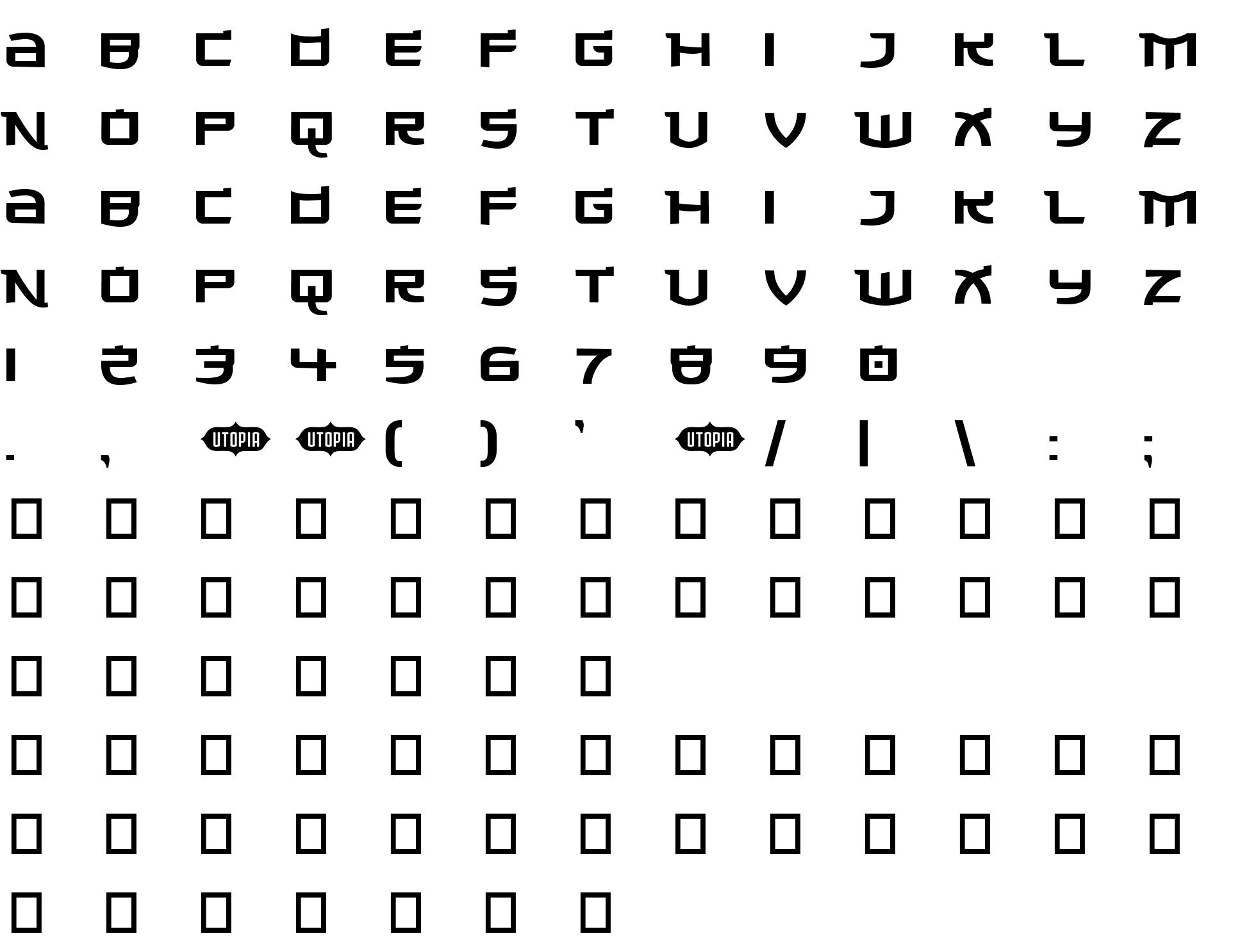 Шрифт Made in China