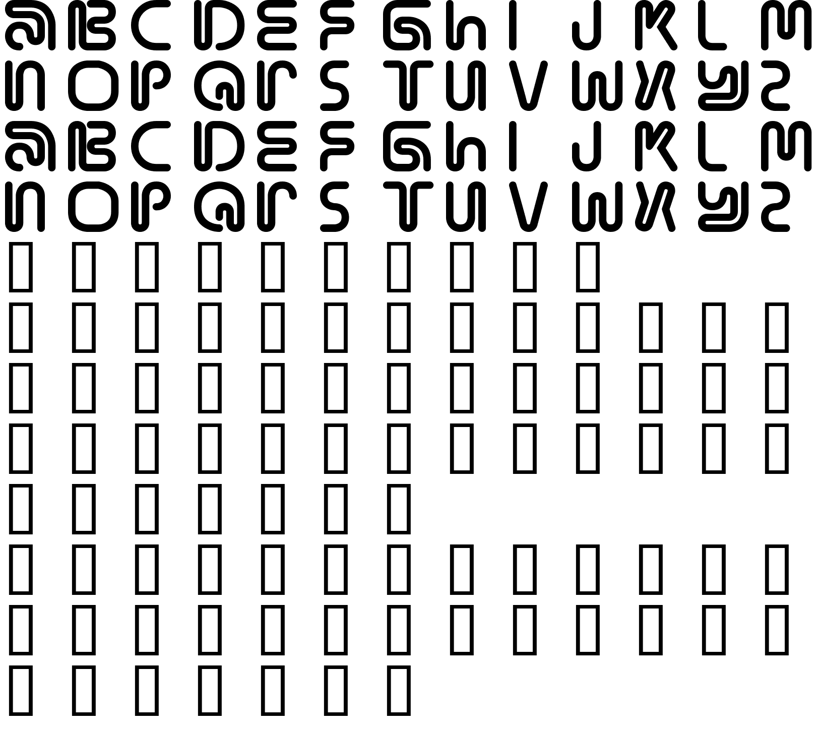 Шрифт MamaRound