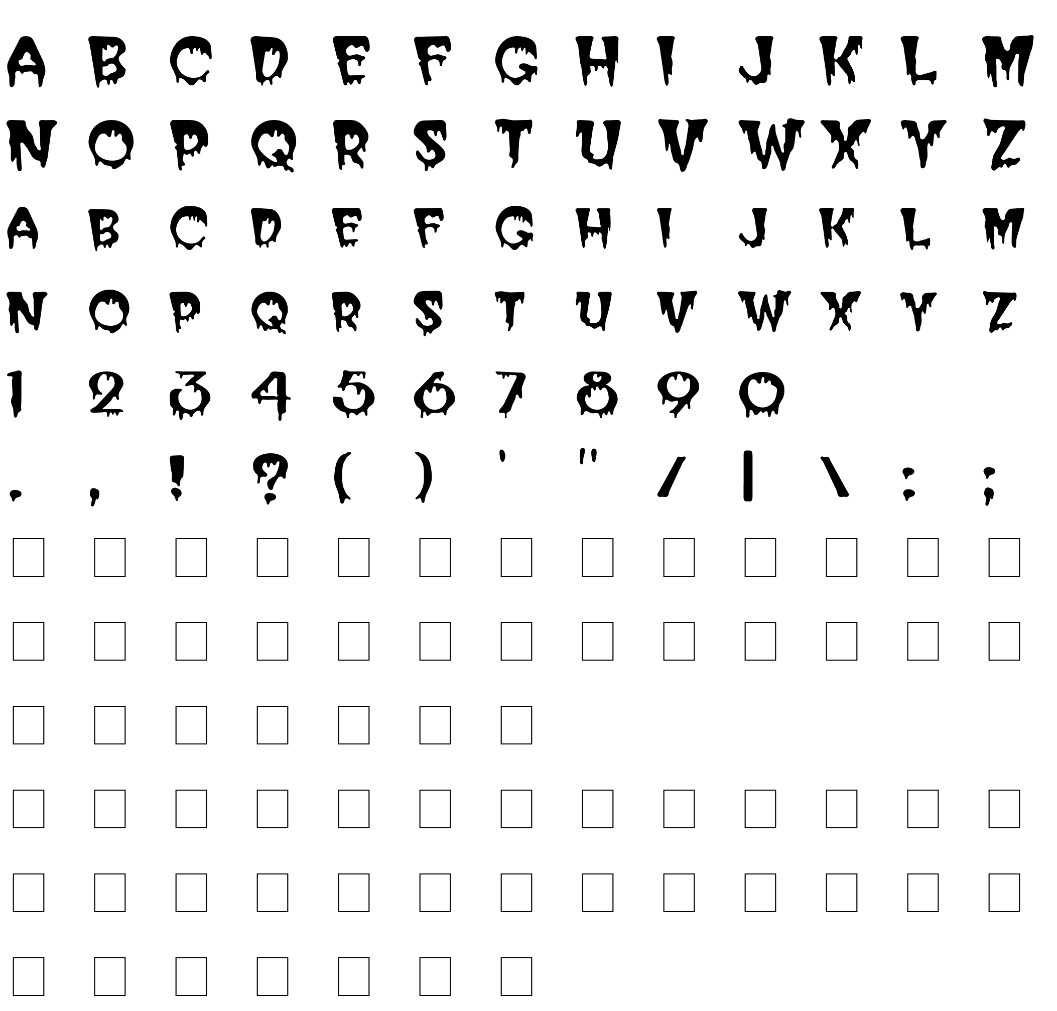 Шрифт PostCrypt Medium