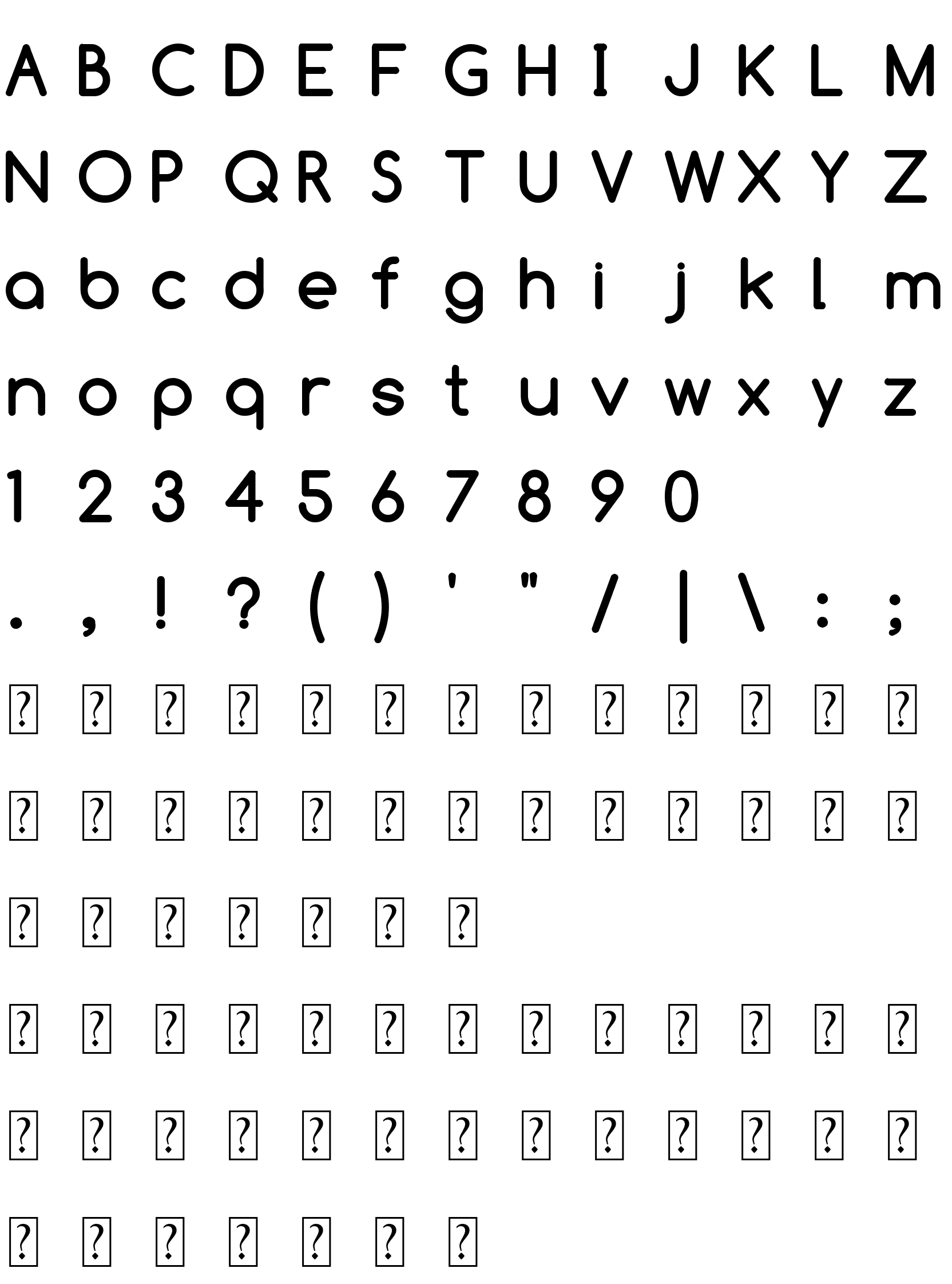 Шрифт Comfortaa Bold