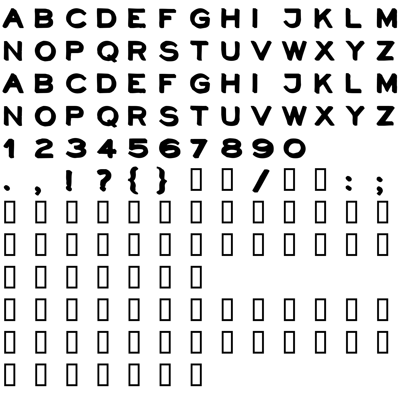 Шрифт NeoRetroShadow