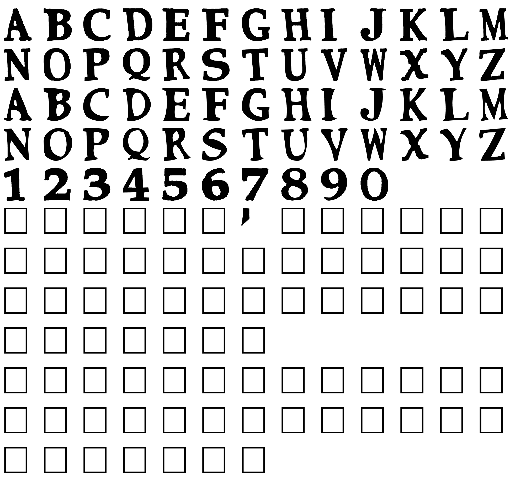 Шрифт CMON NEAR