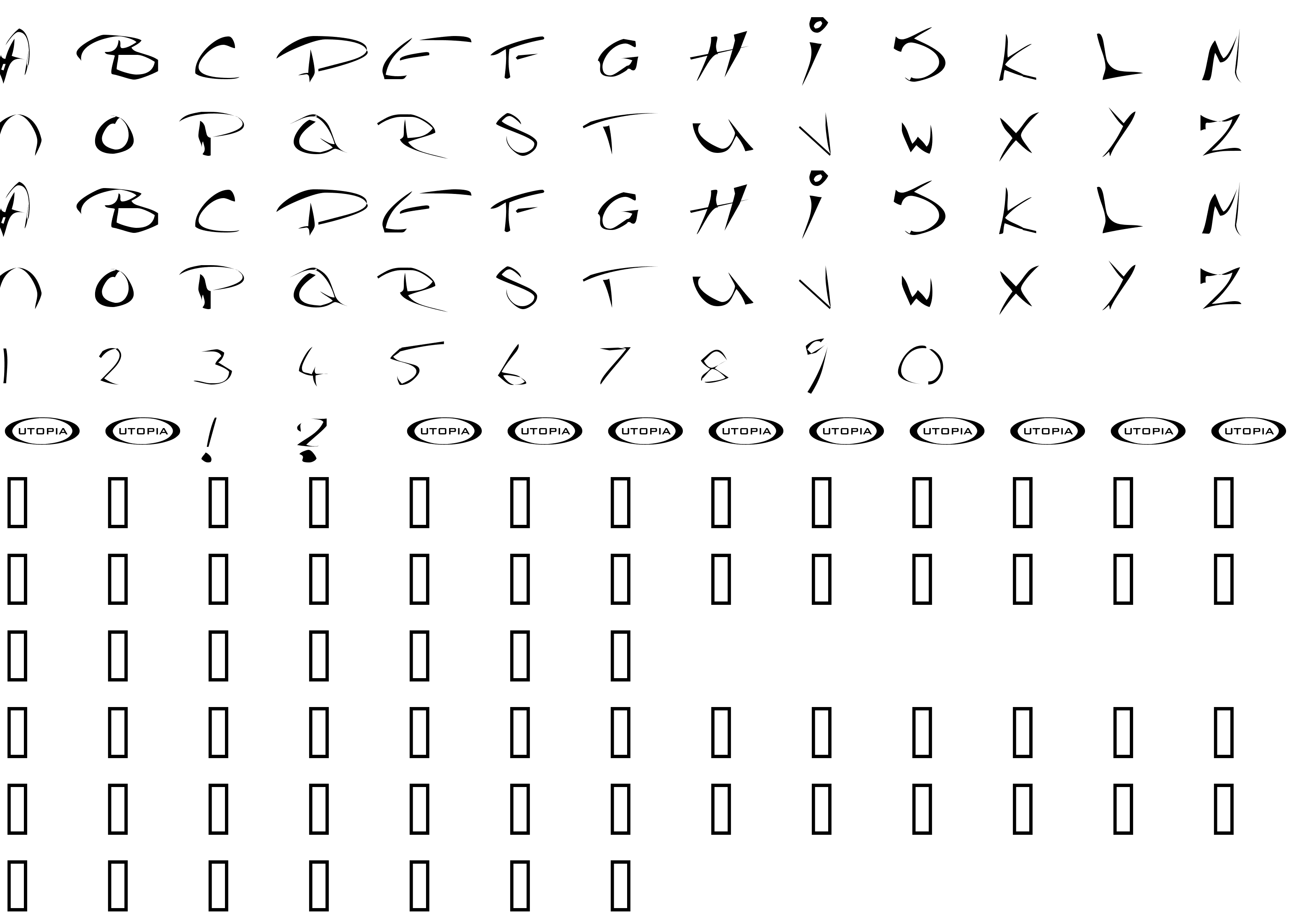 Шрифт The Guru Font