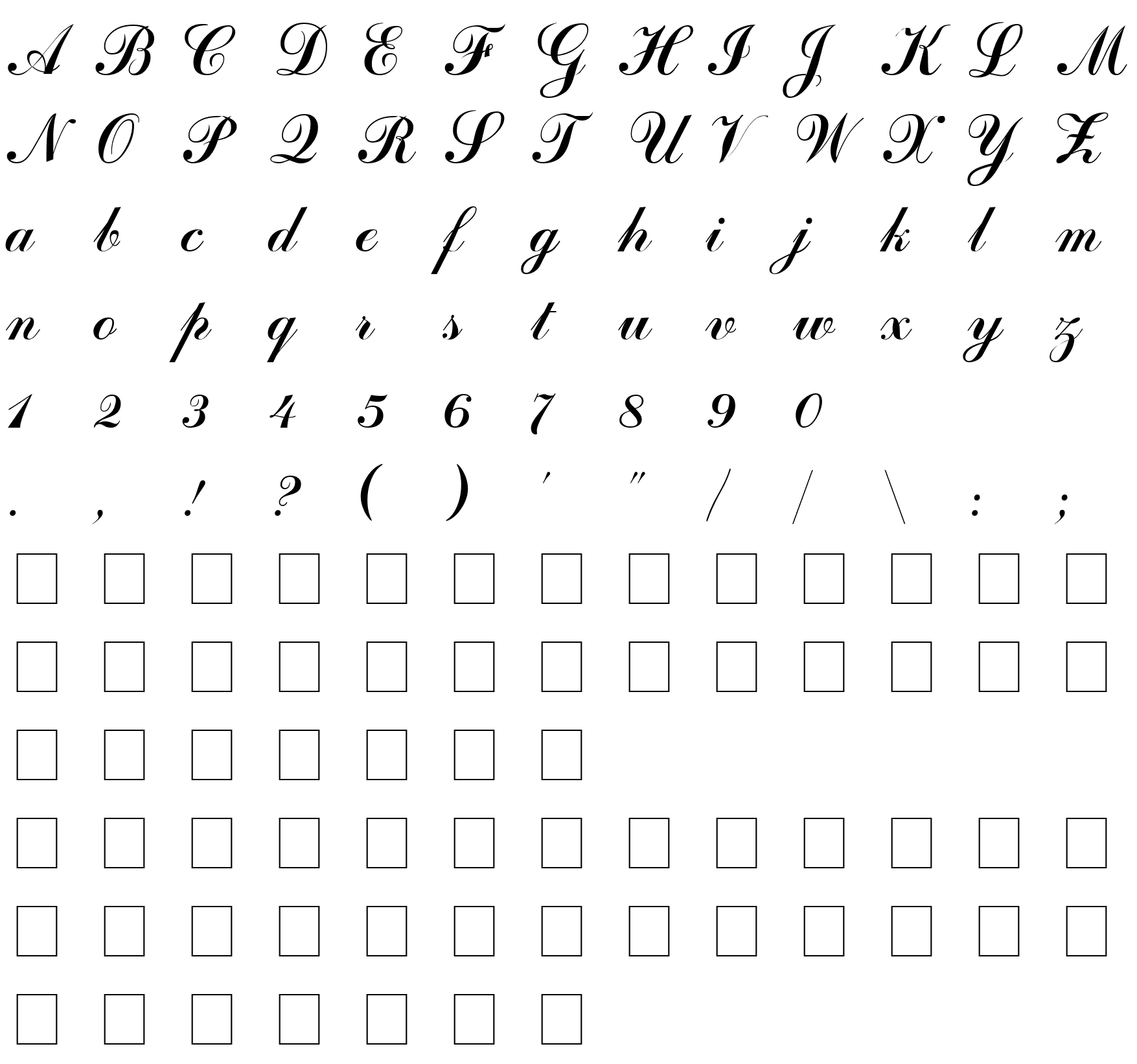 Шрифт Odessa Script Cyr