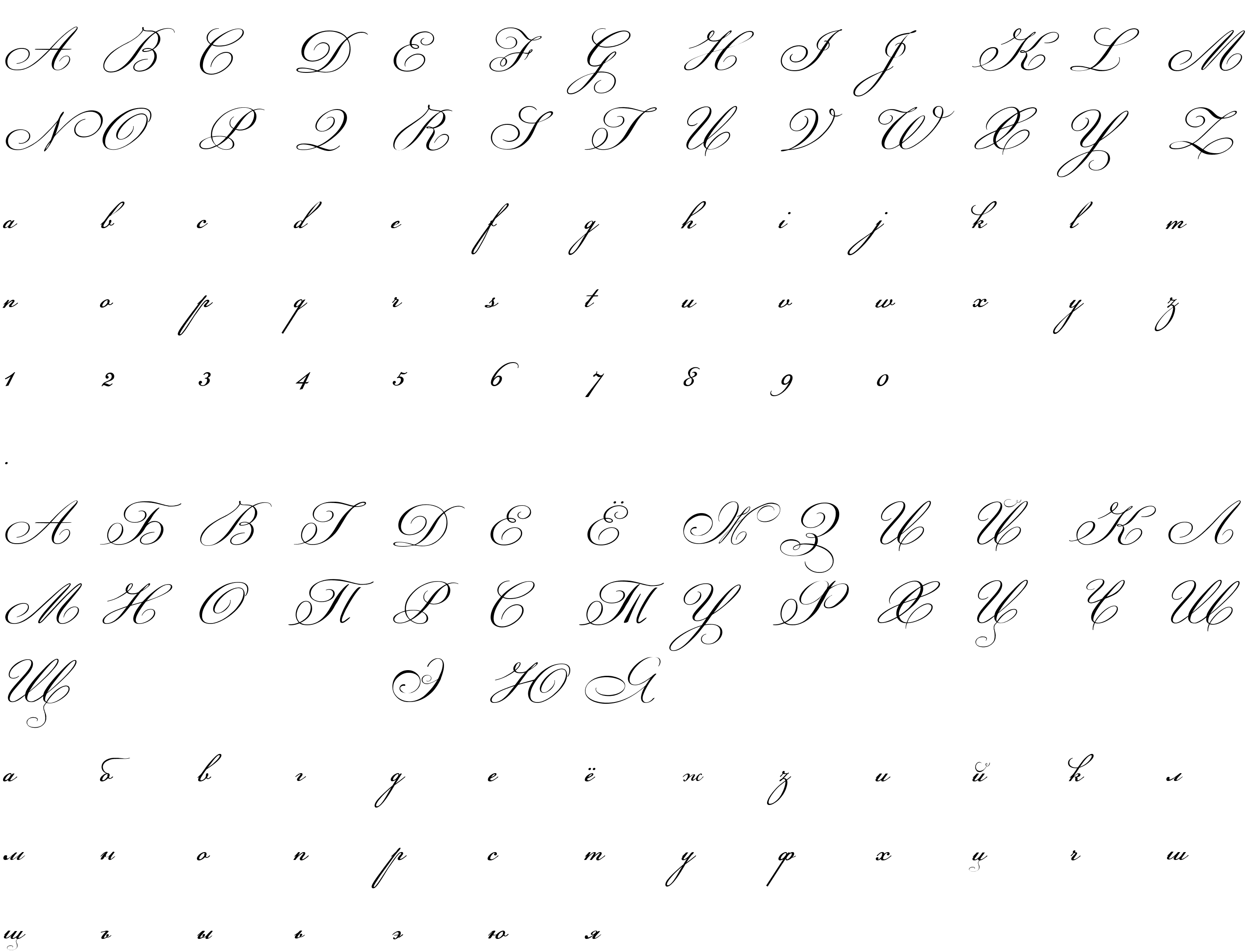 Шрифт Champignon script