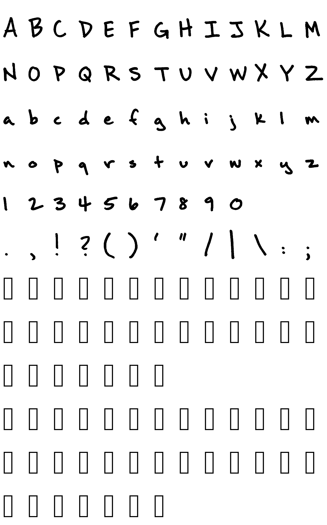 Шрифт BrownBagLunch