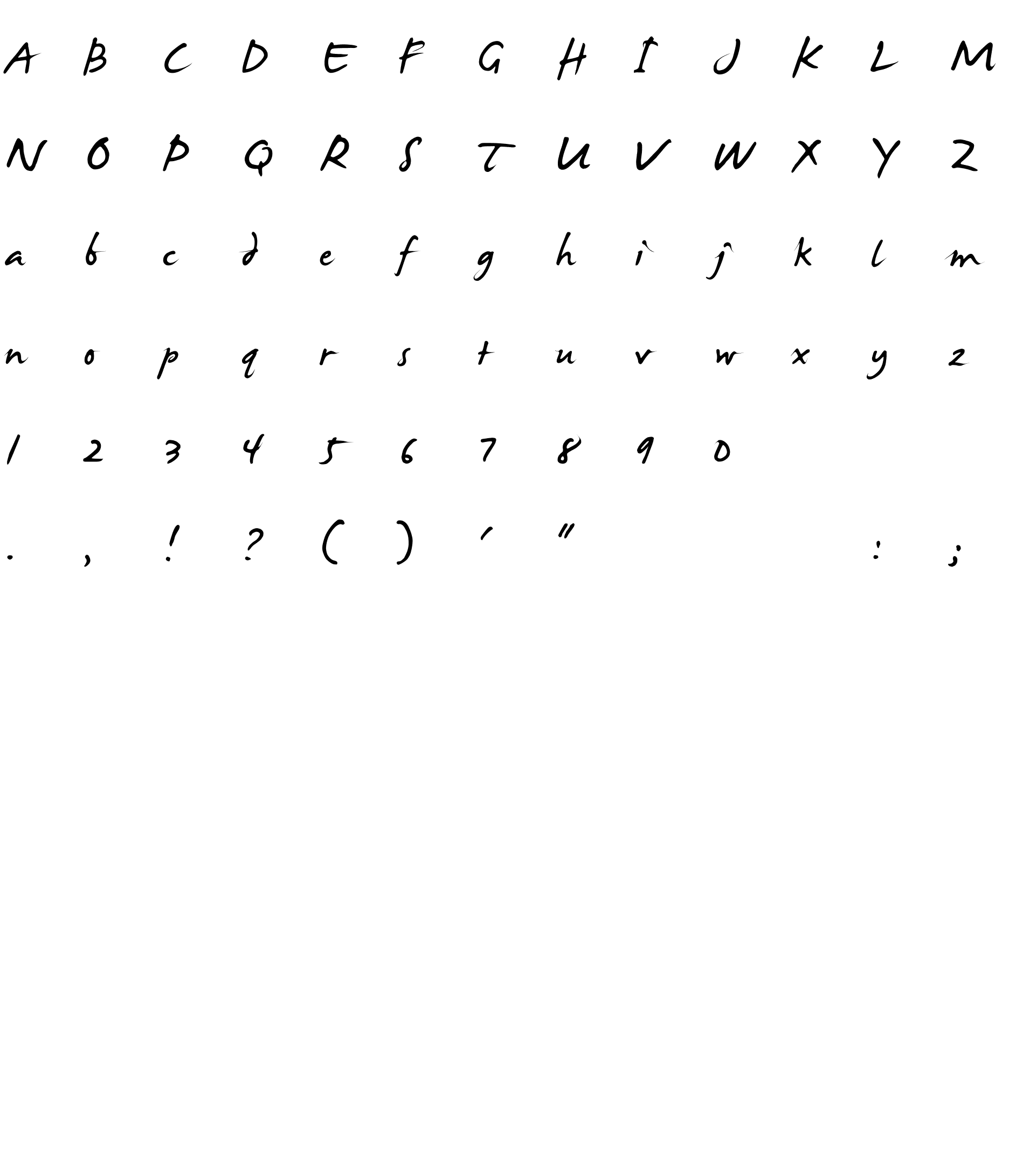 Шрифт James Fajardo